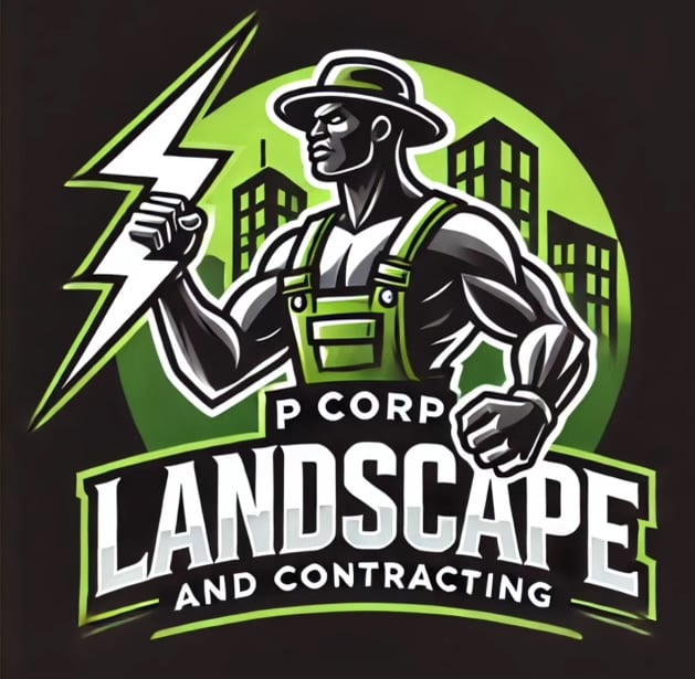 P C  Landscape and Construction, LLC Logo