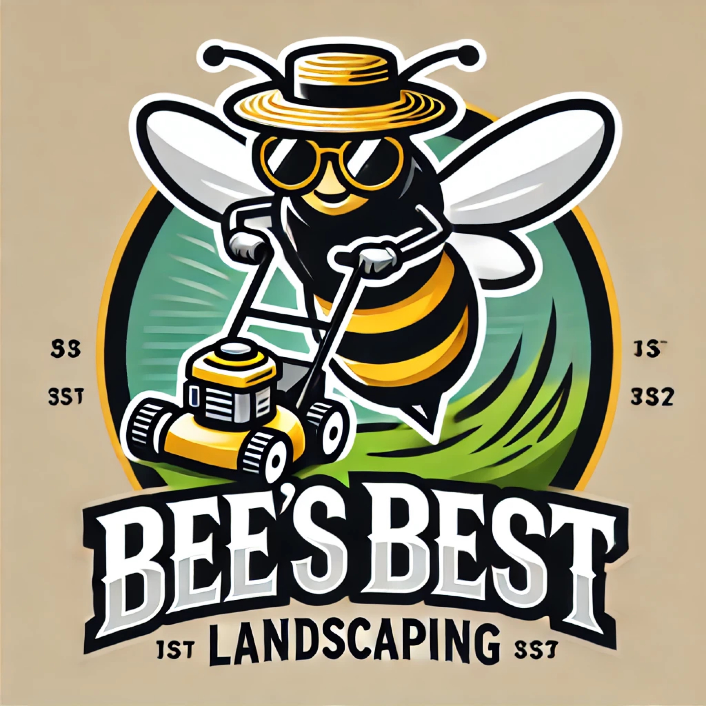 Bees Best Landscape Logo