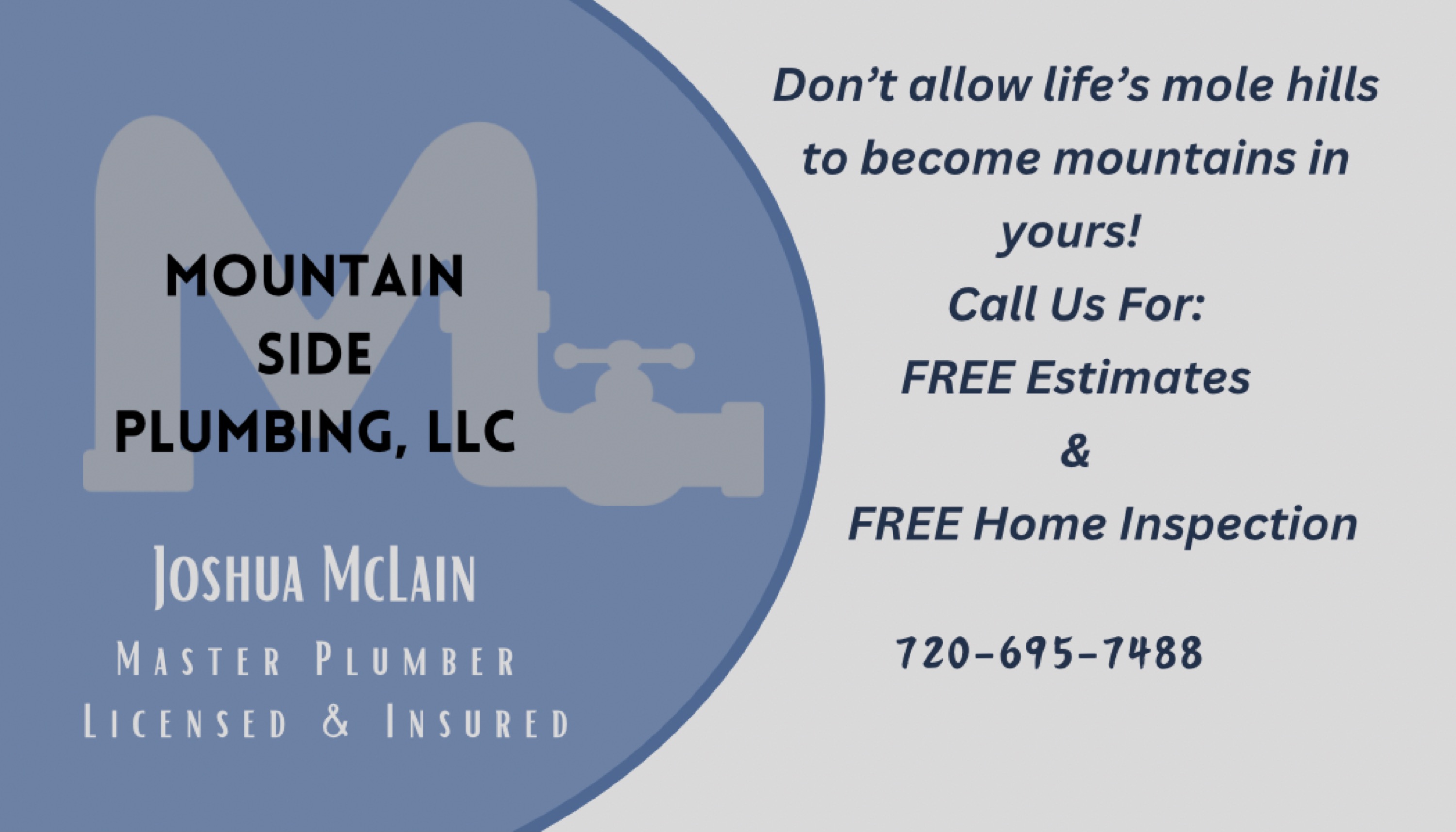 Mountain Side Plumbing Logo