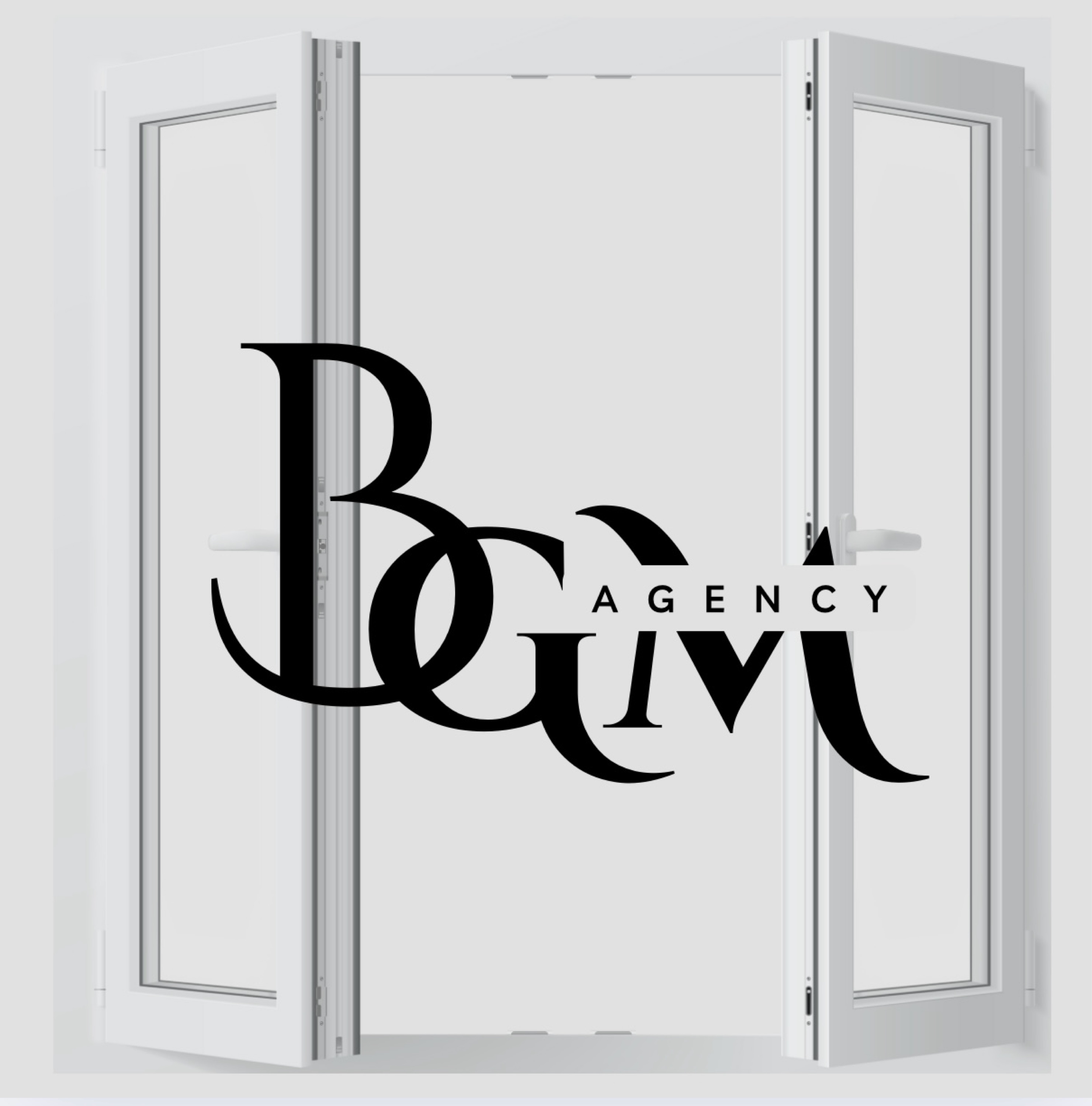 The Blessings Glass and Mirror Agency Logo