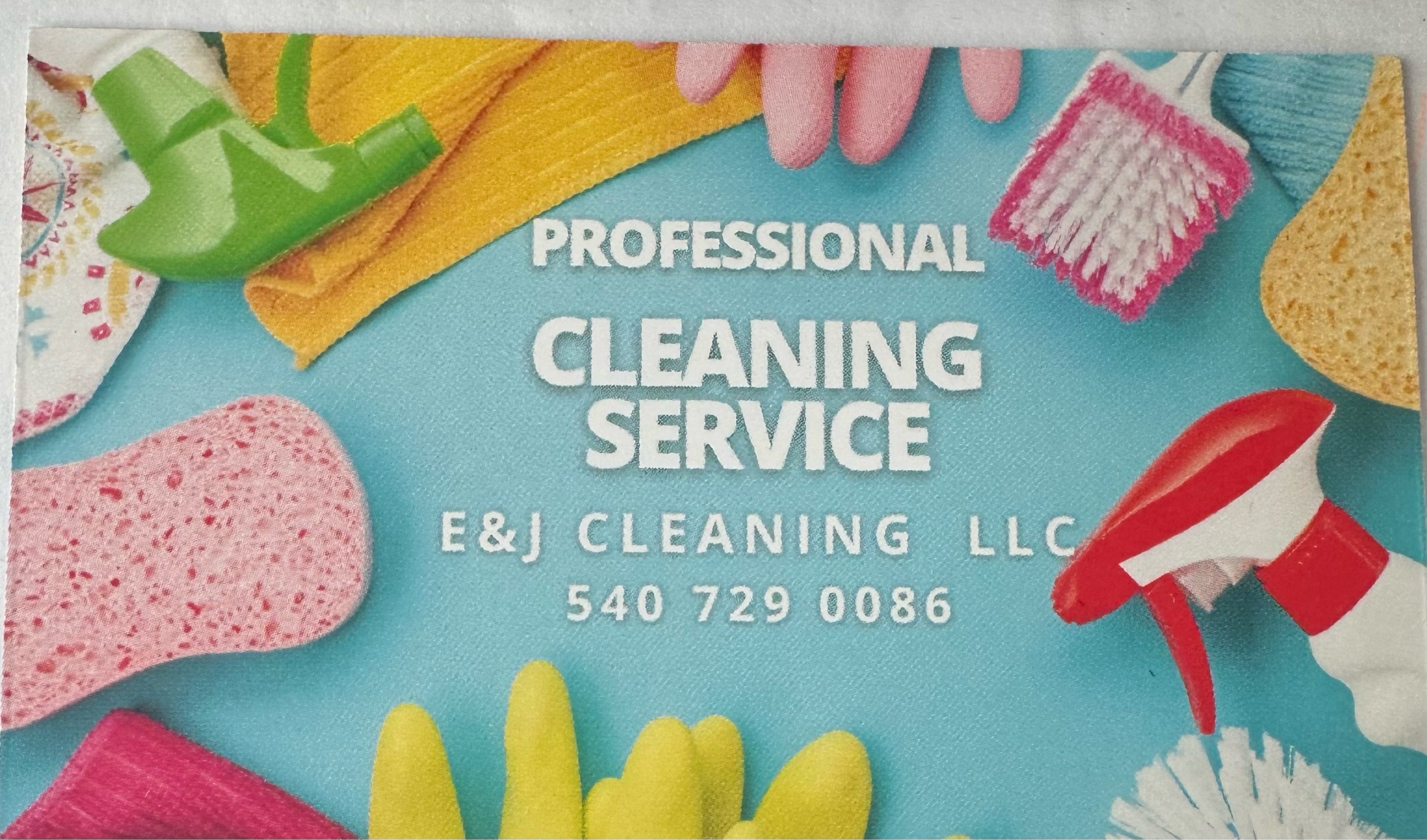 E&J Cleaning Logo