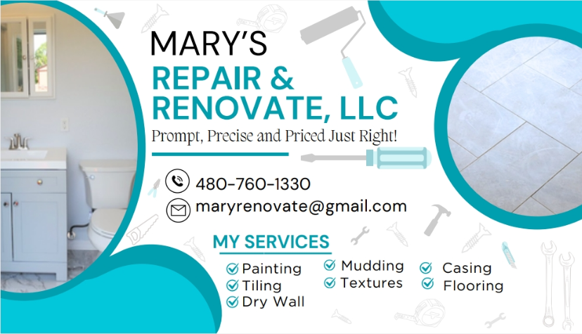 Mary Repair and Renovate LLC Logo