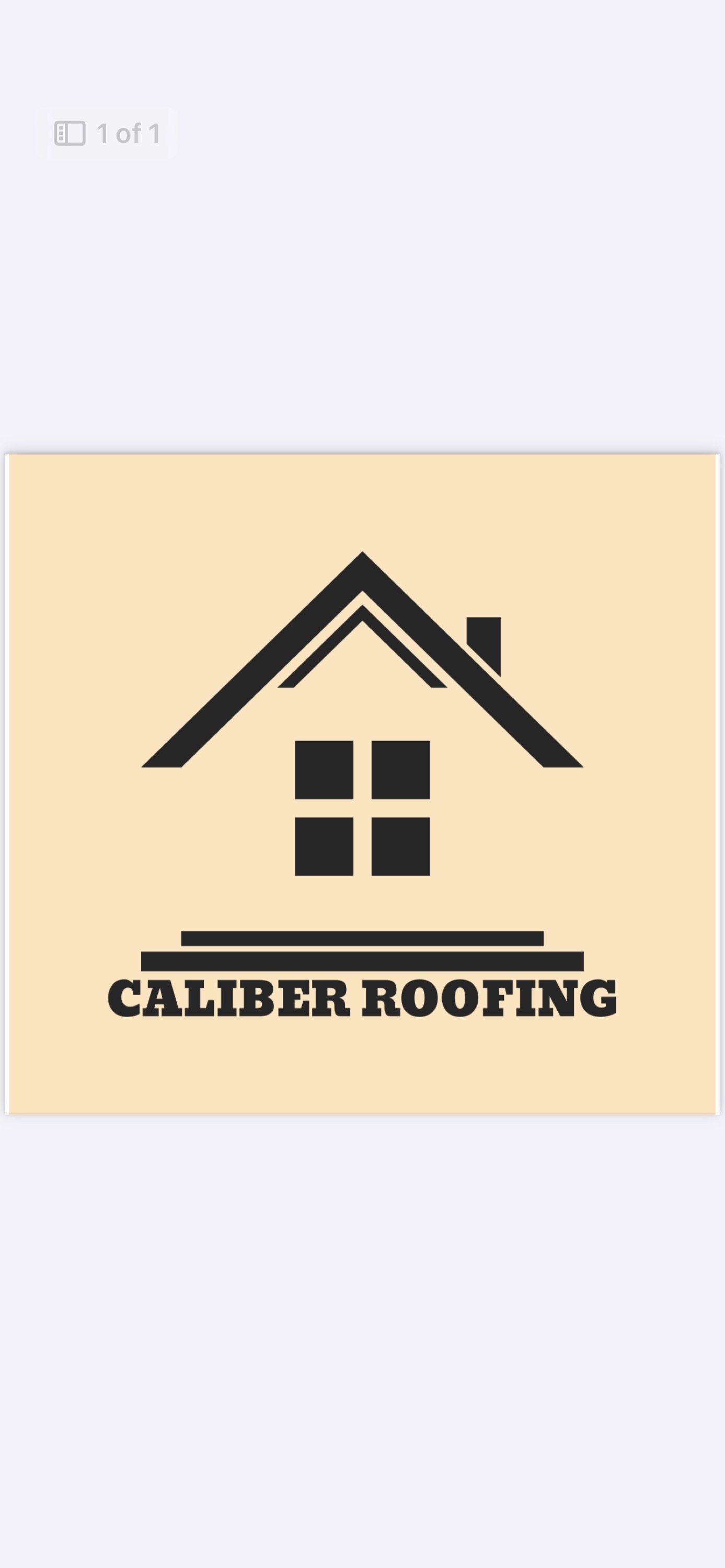 CALIBER ROOFING, LLC Logo