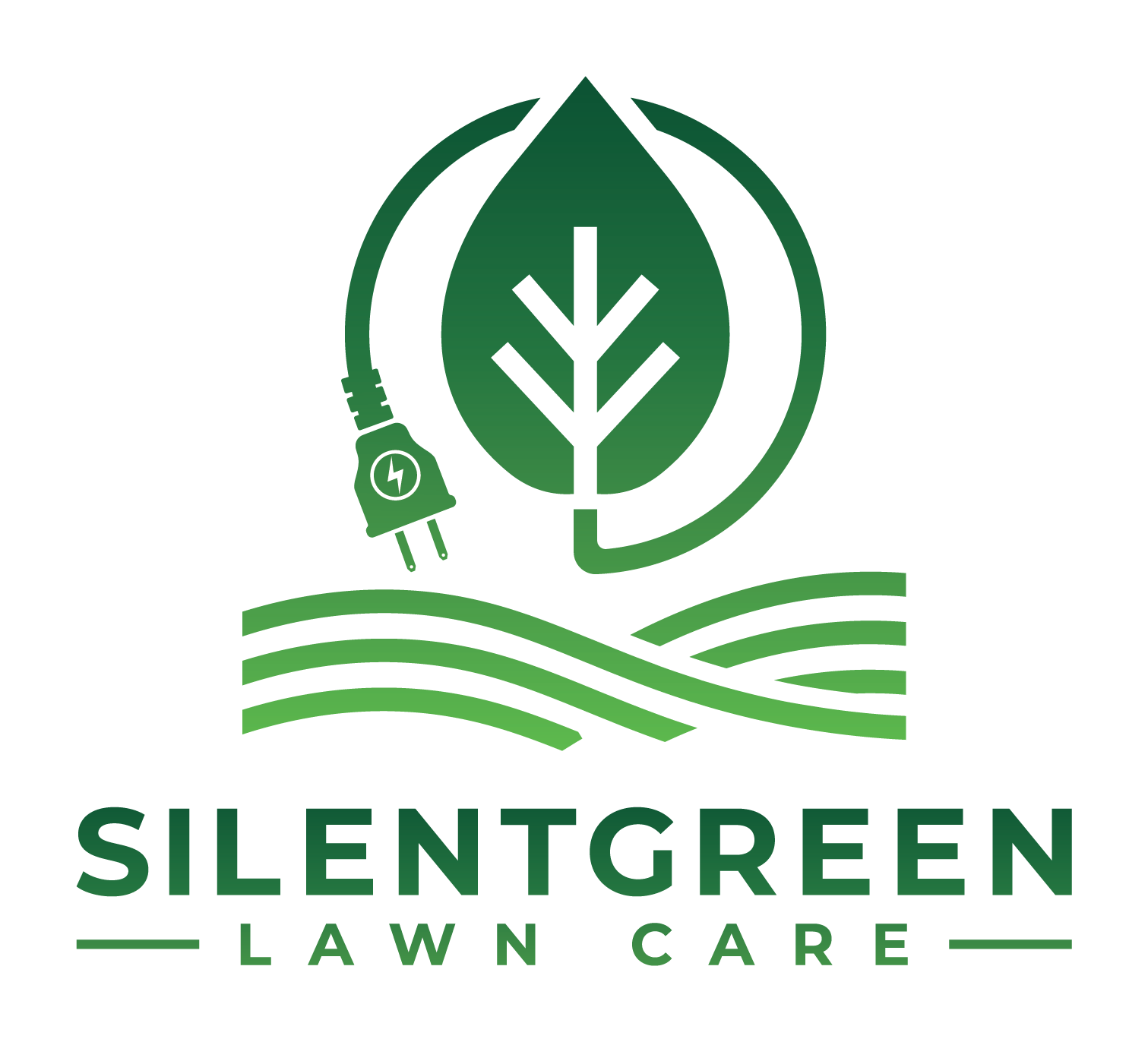 SilentGreen Lawn Care Logo