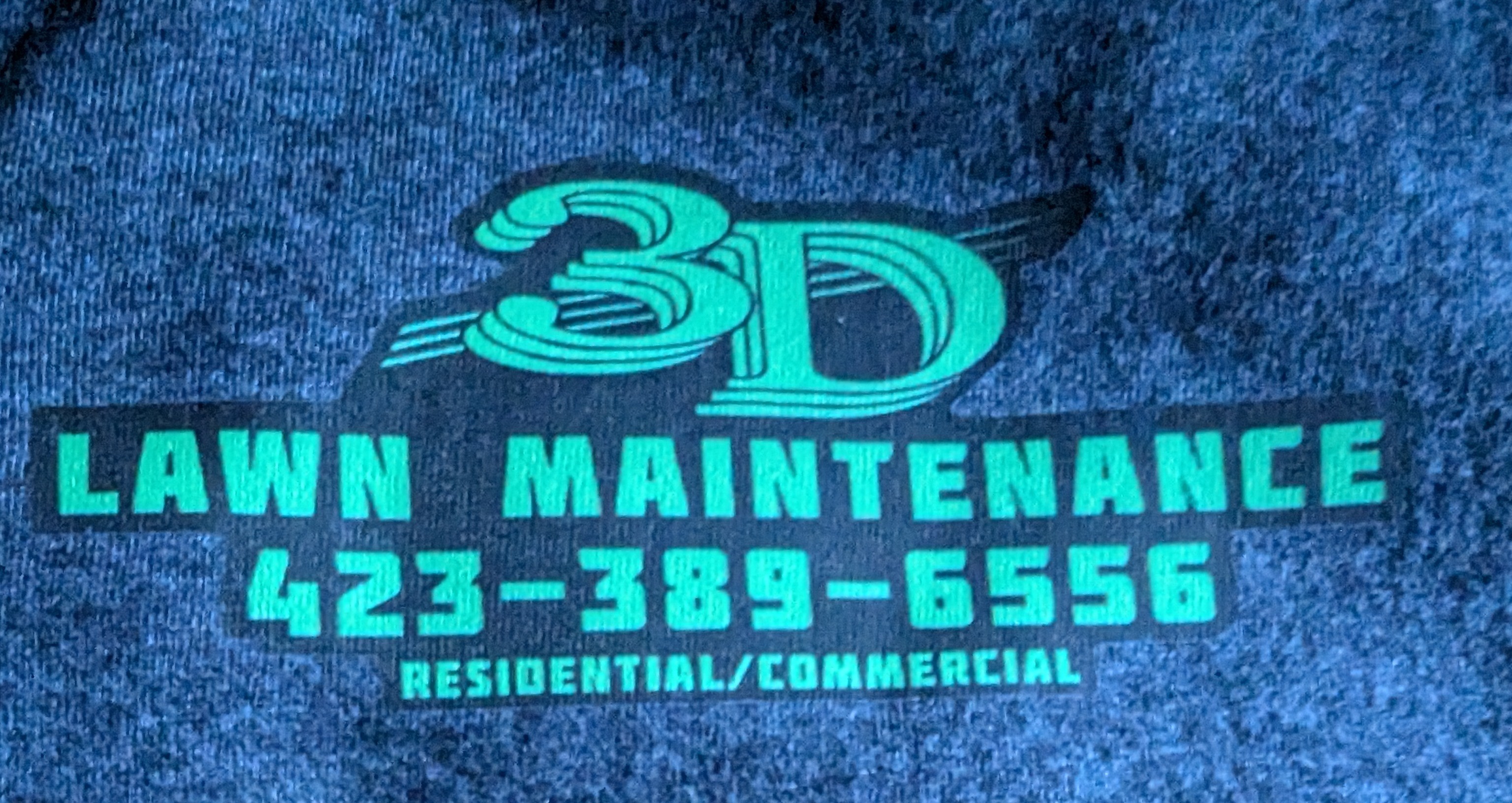 3D Lawn Maintenance Logo