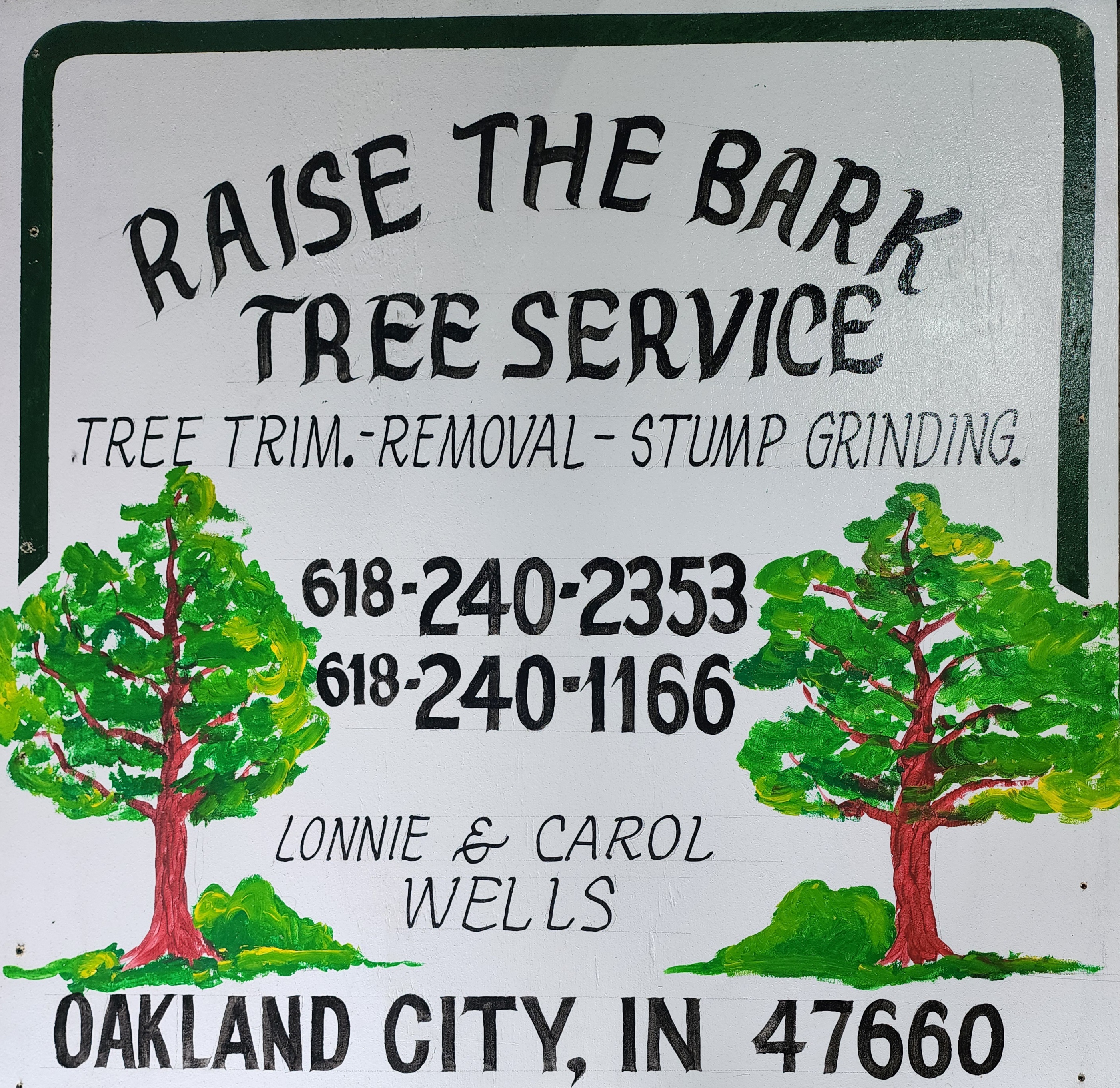 Raise the Bark Tree Service Logo