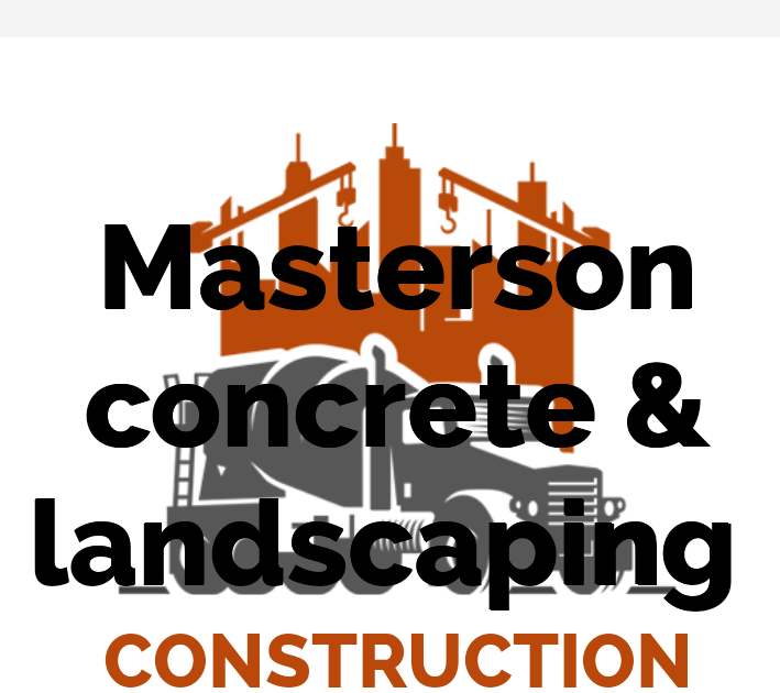 Masterson's Concrete & Landscaping Logo