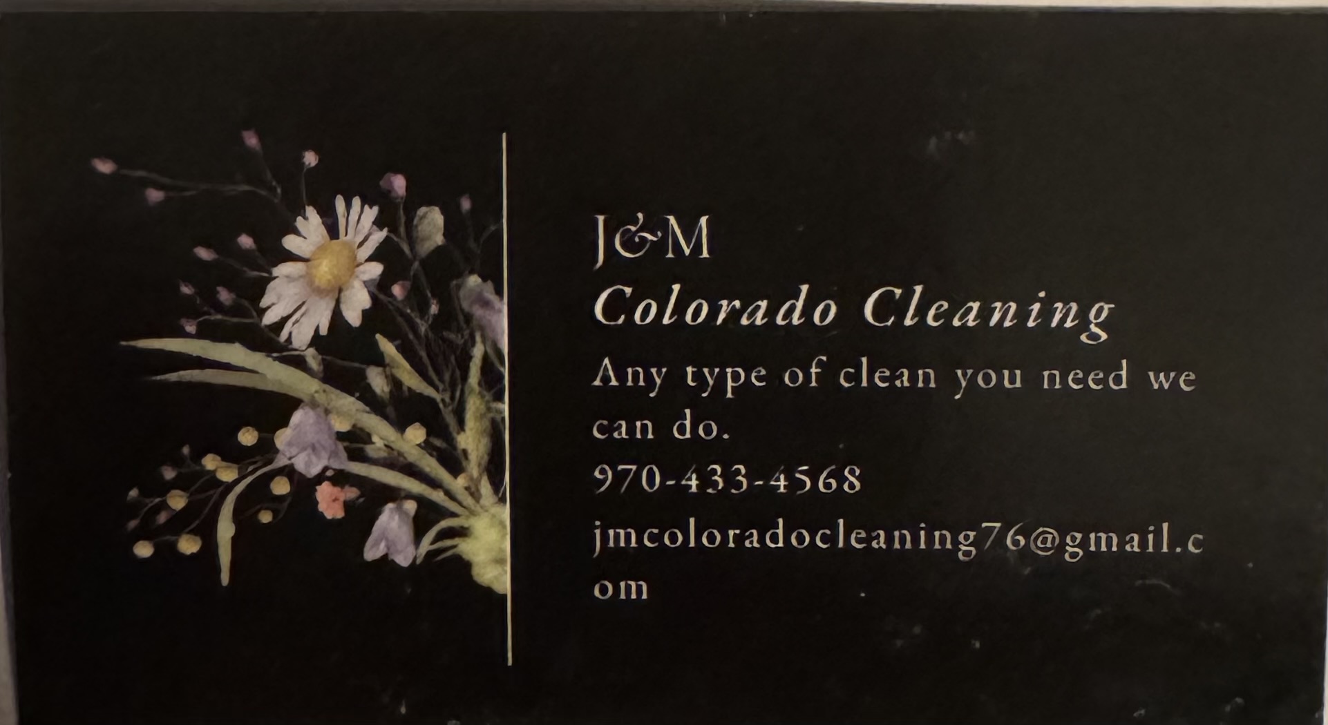 J&M Colorado Cleaning Logo