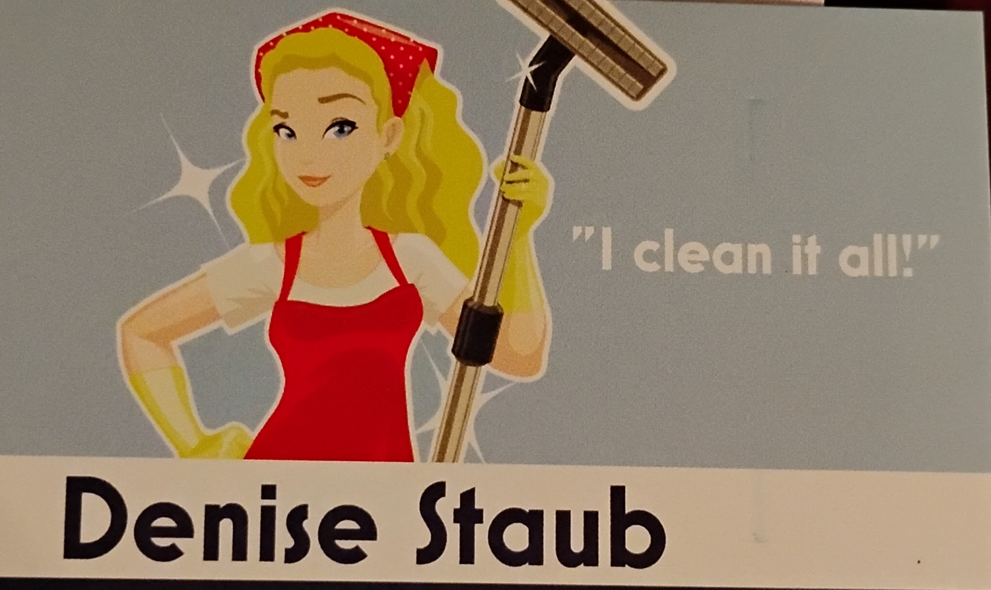 Denise Cleans It All Logo