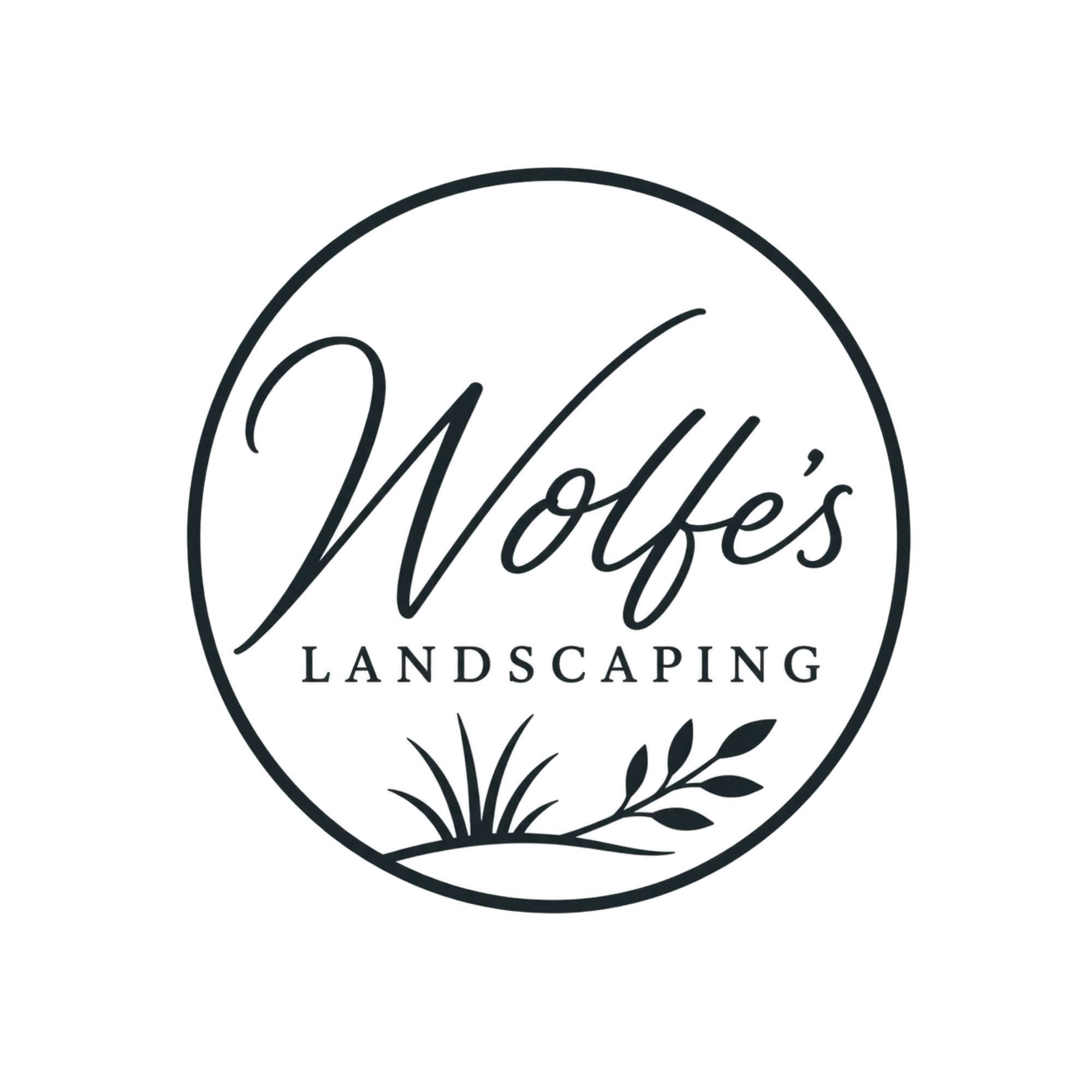 Wolfe's landscaping Logo