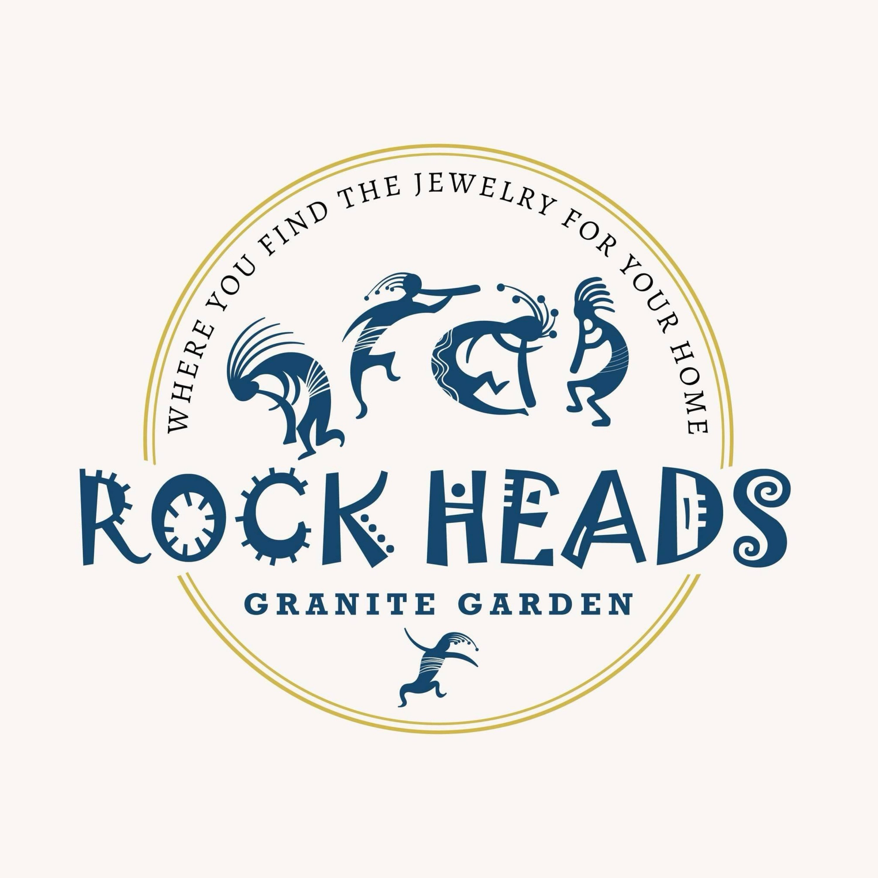 Rock Heads Granite Garden Logo