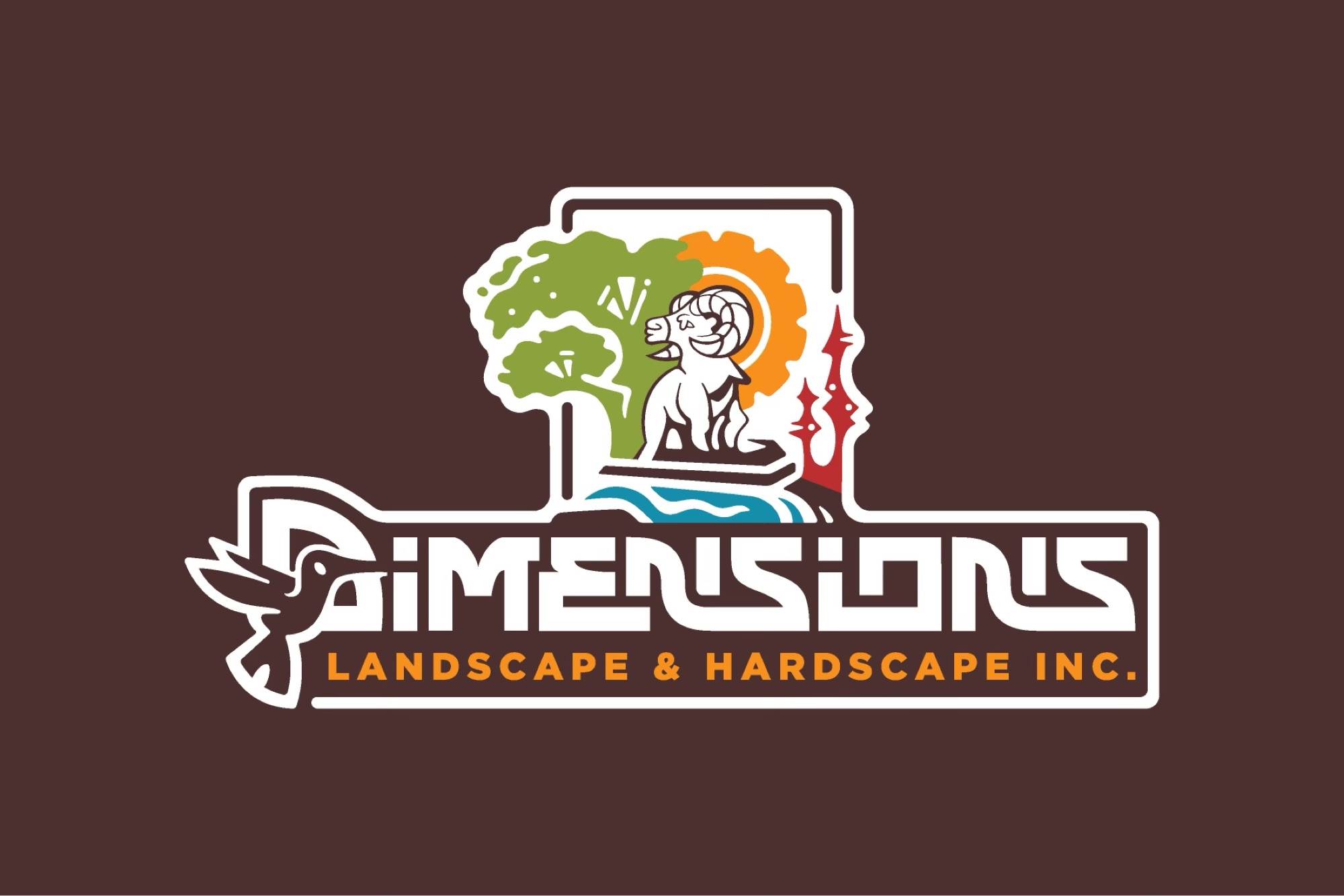 Dimensions Landscape & Hardscape Logo