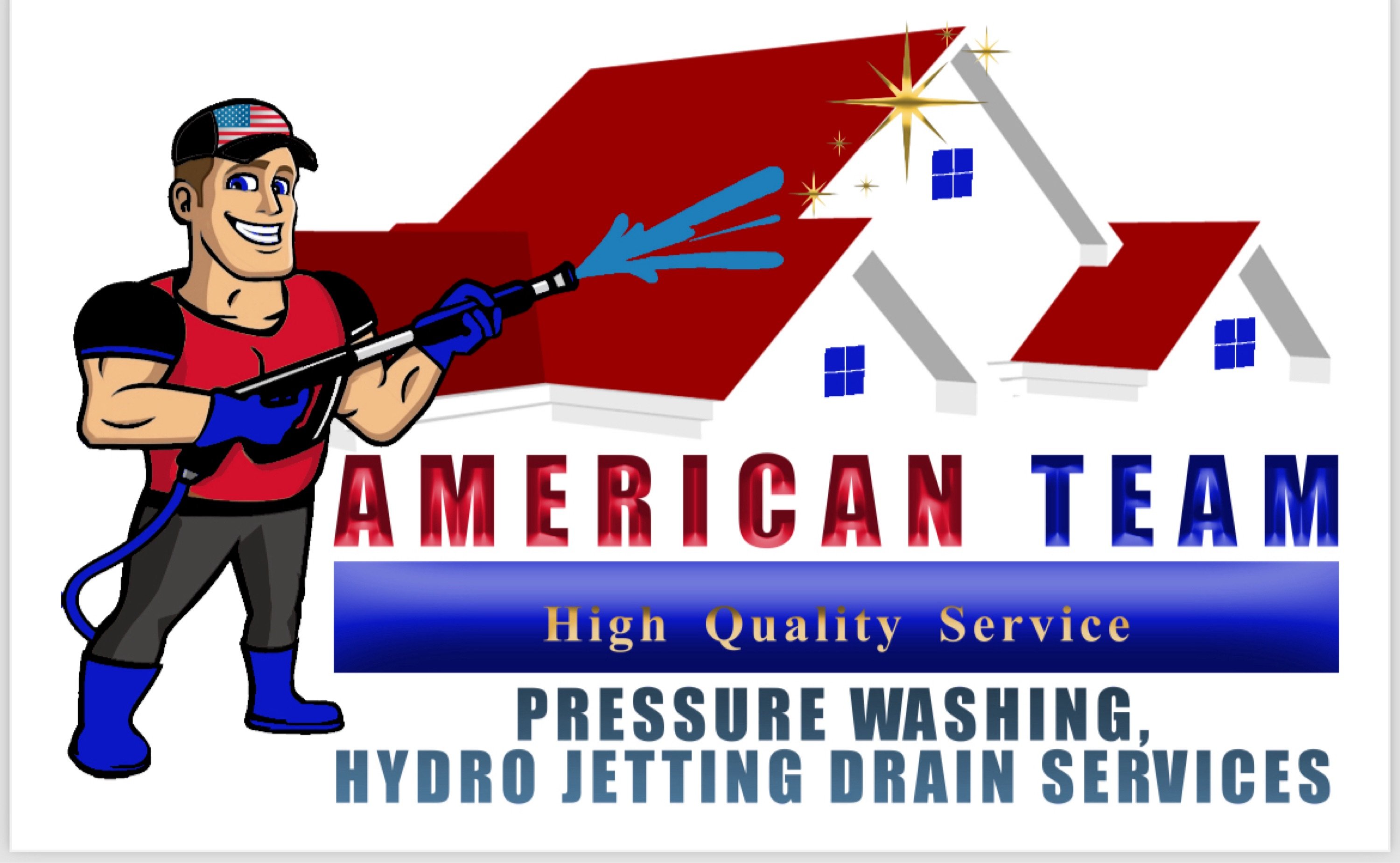 American Team Pressure Washing Logo