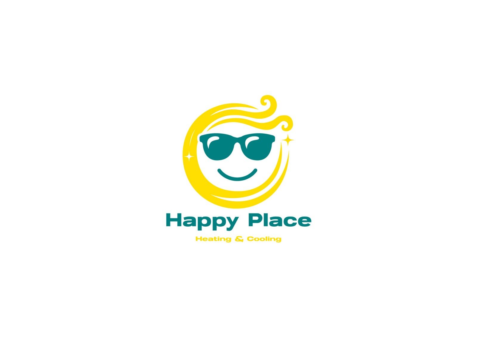 Happy Place Heating and Cooling Logo