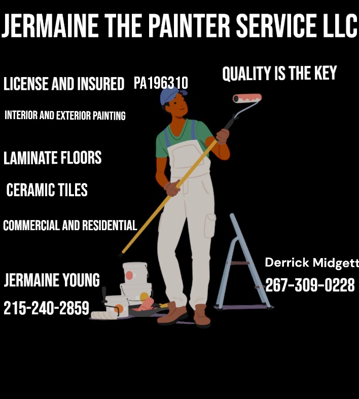 Jermaine The Painter Service Logo