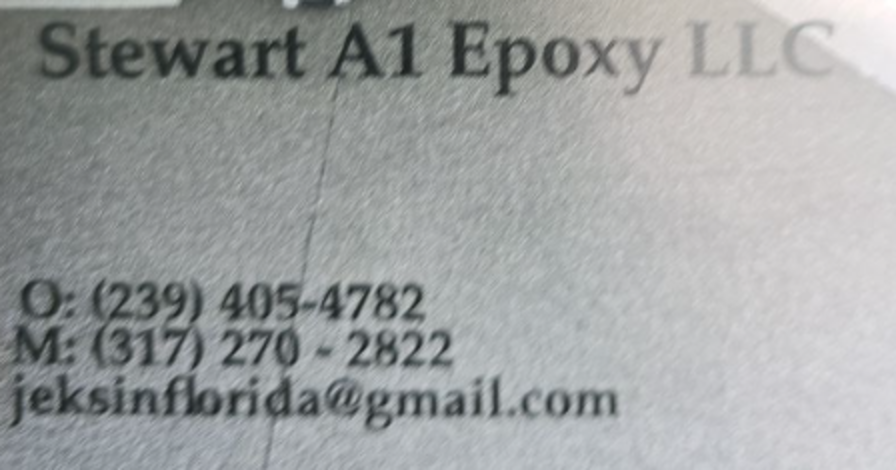 Stewarts A1 Epoxy, LLC Logo