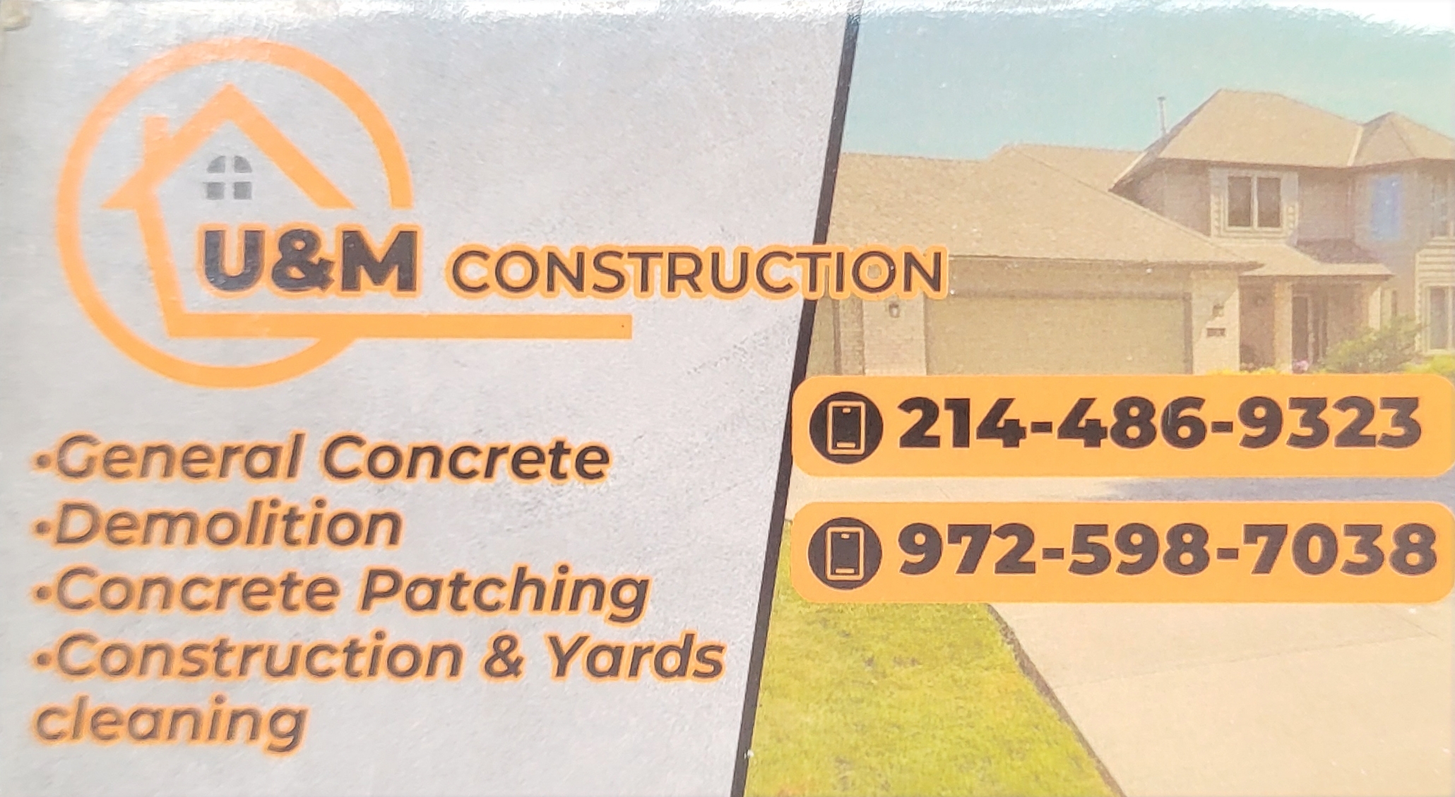 U&M Construction Logo