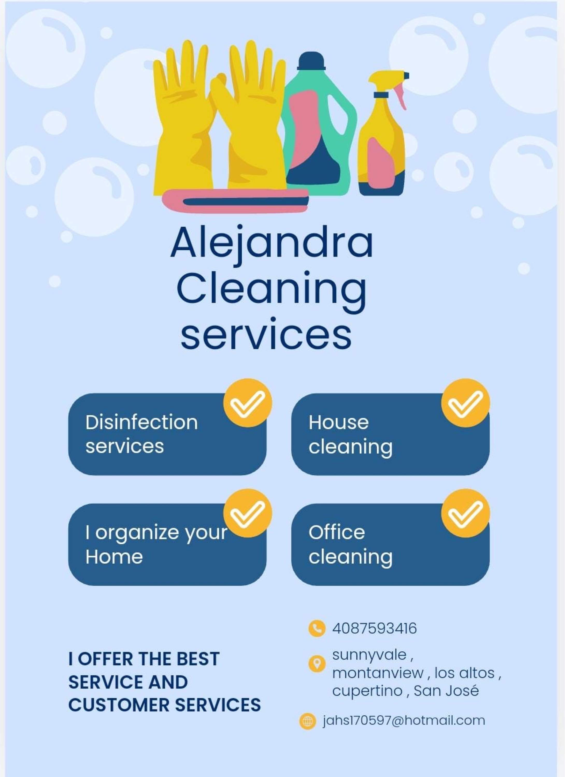 Alejandra Cleaning Logo