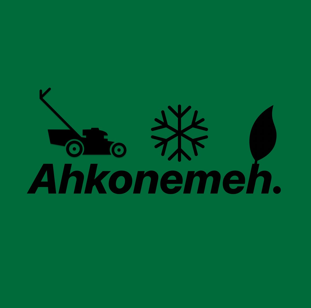 Ahkonemeh Property Maintenance Logo