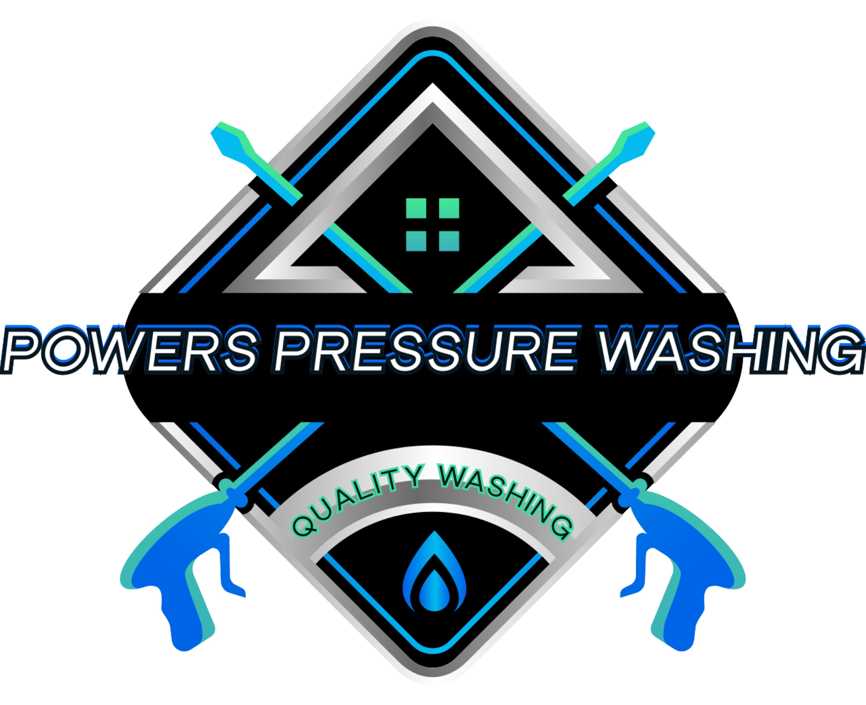 Powers Pressure Wash Logo