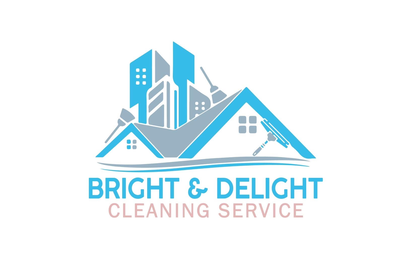 Bright & Delight Cleaning Service Logo