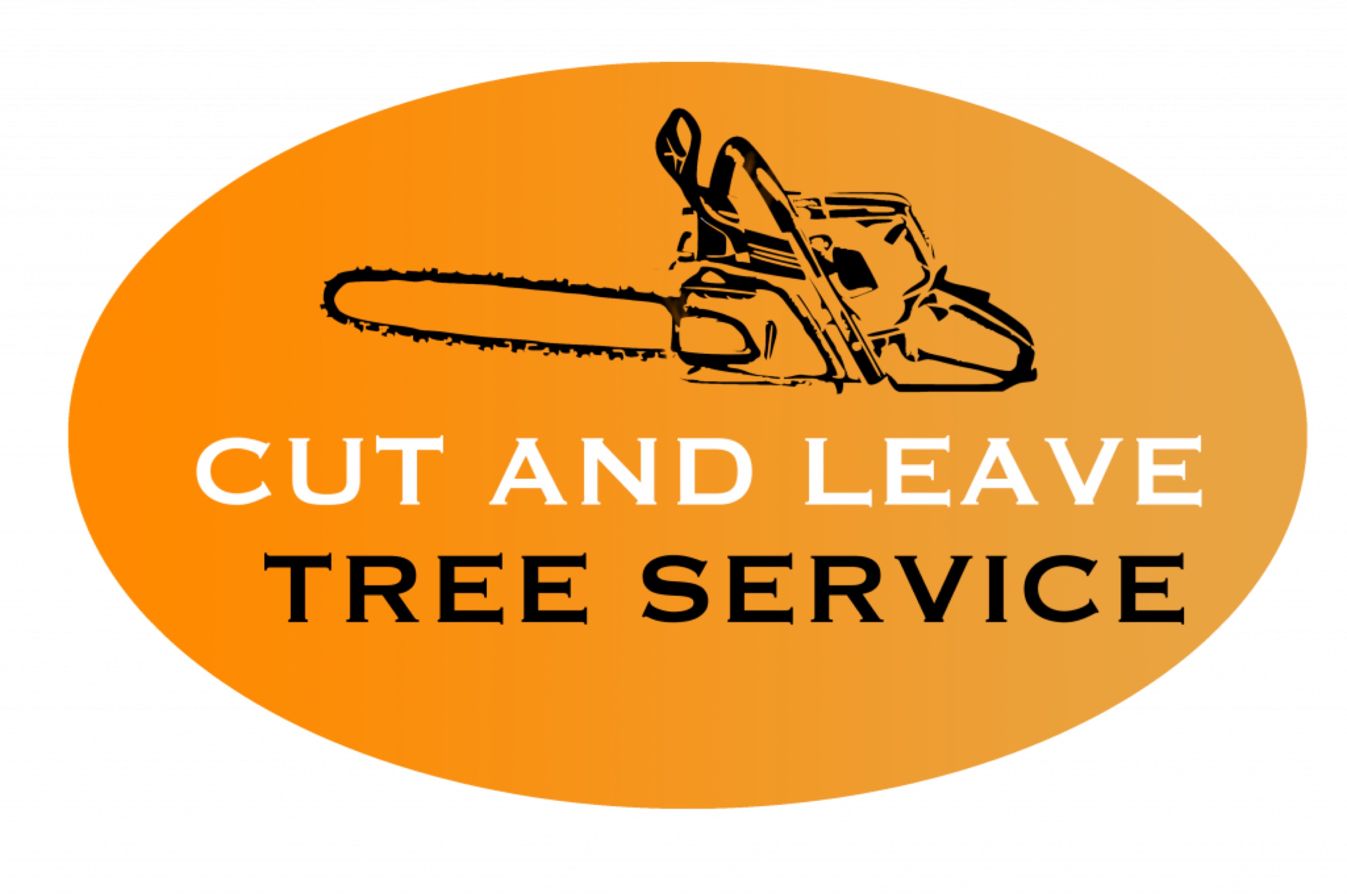 Cut And Leave Tree Service Logo