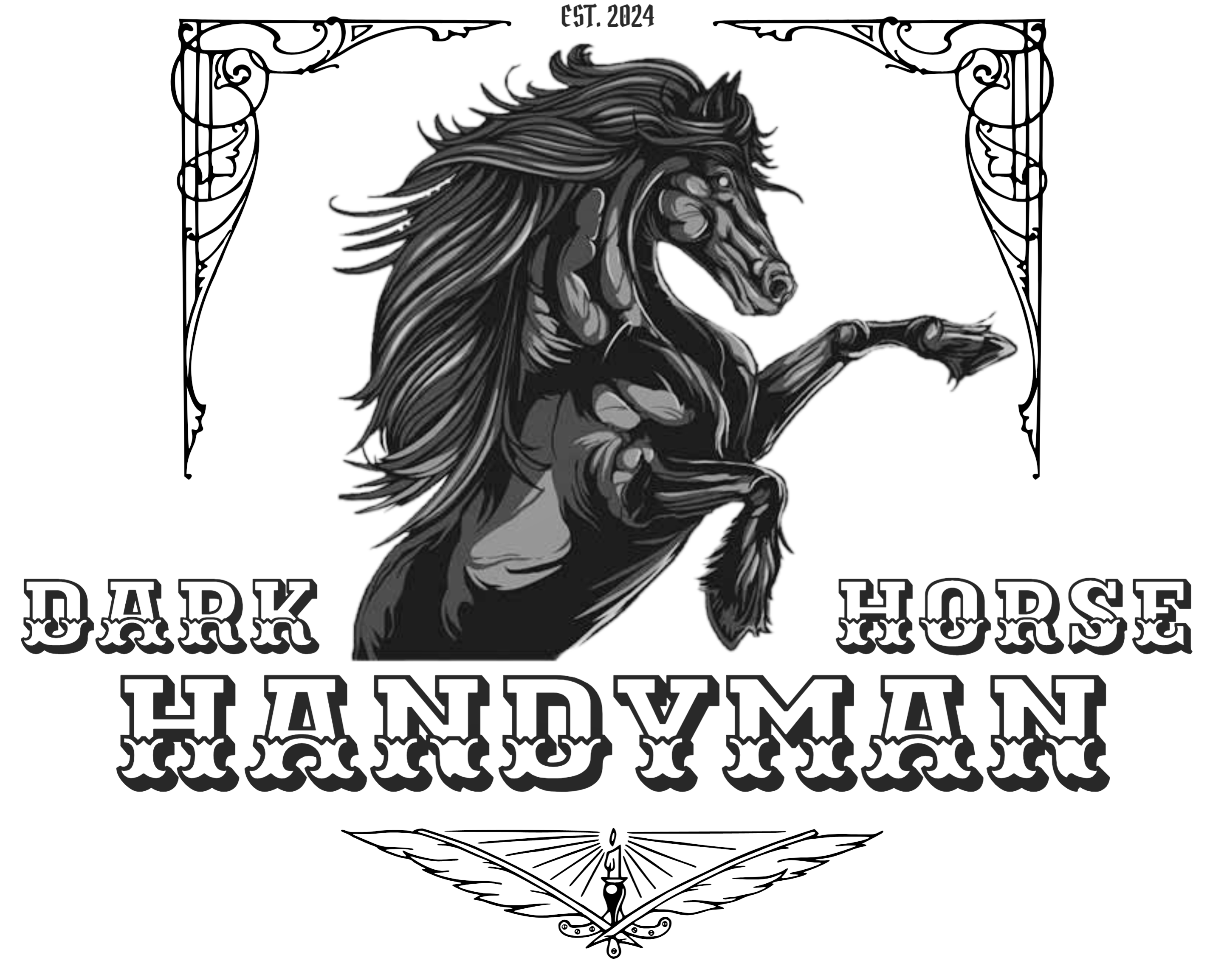 Dark Horse Handyman Logo