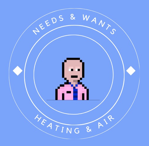 NEEDS & WANTS HEATING & AIR Logo