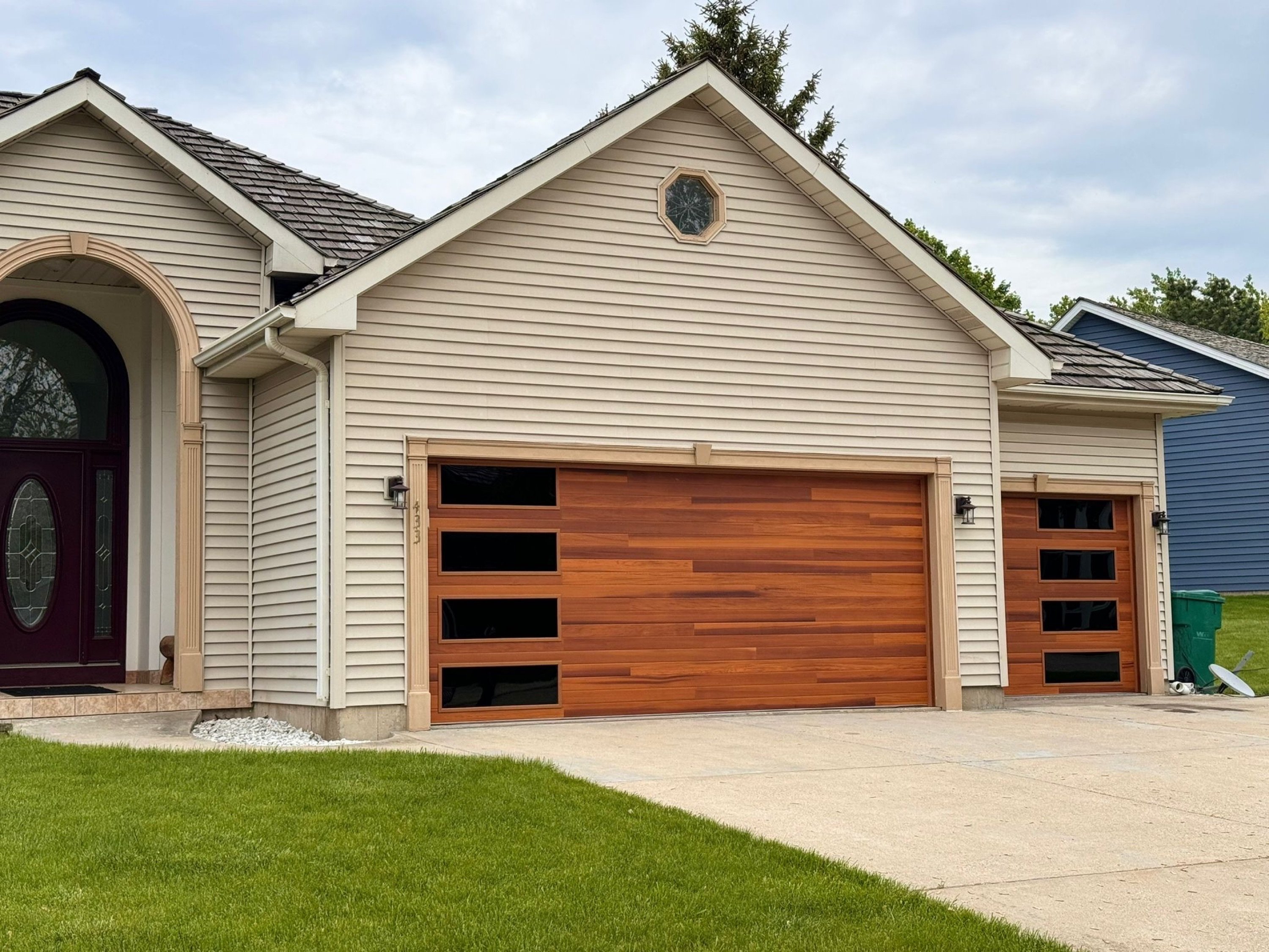 Azul Garage Door Logo