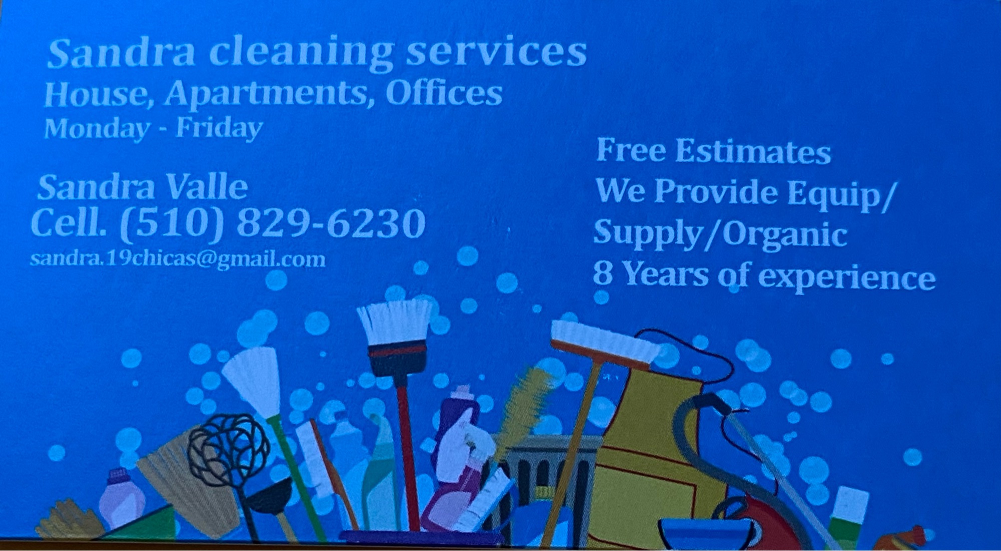 Sandra Cleaning Services Logo