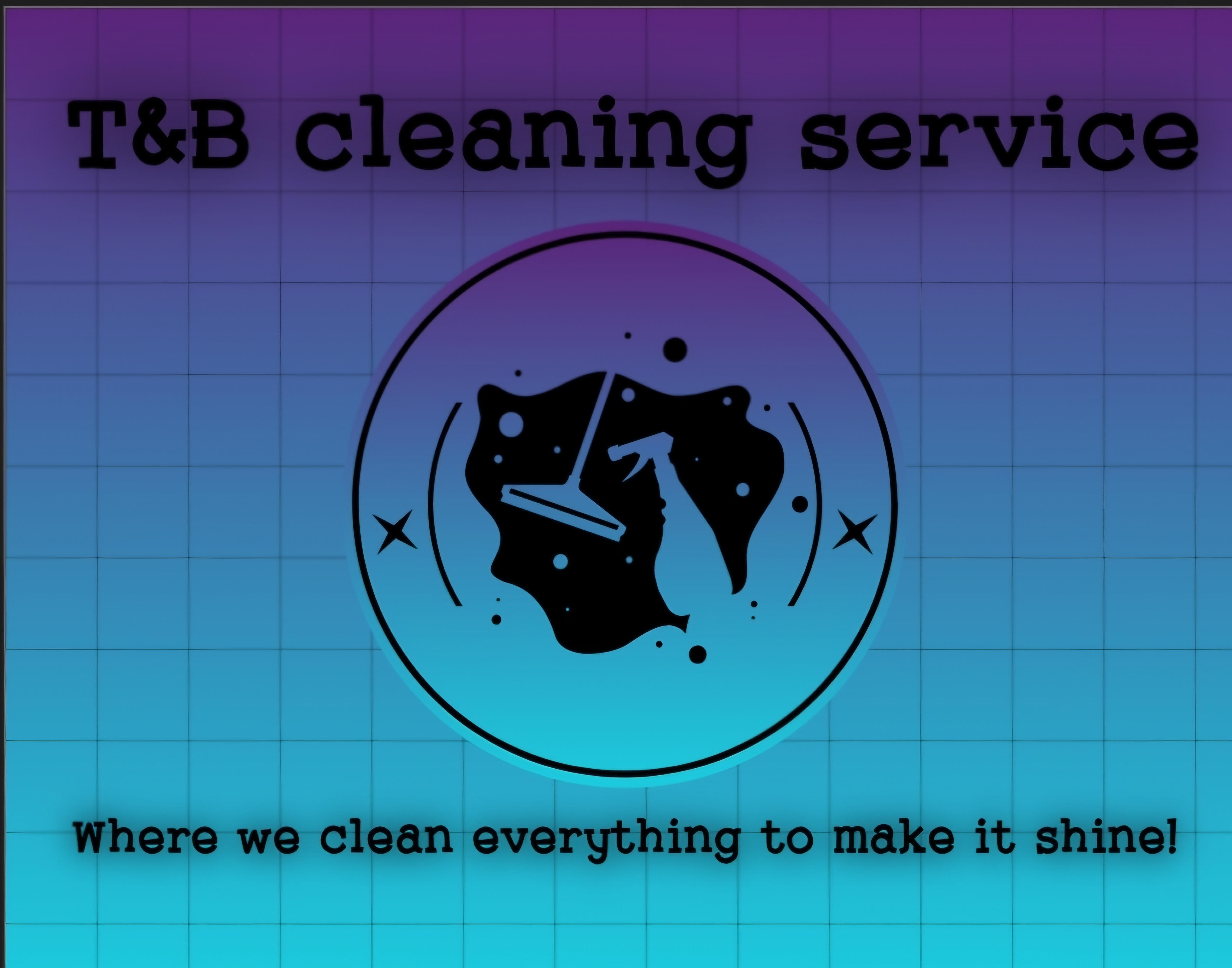 T & B Cleaning Logo