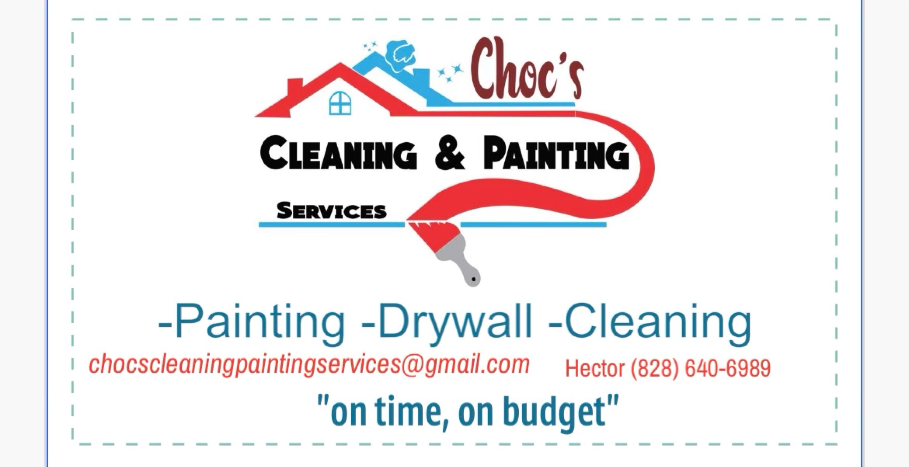 Choc's Cleaning/Painting Services Logo