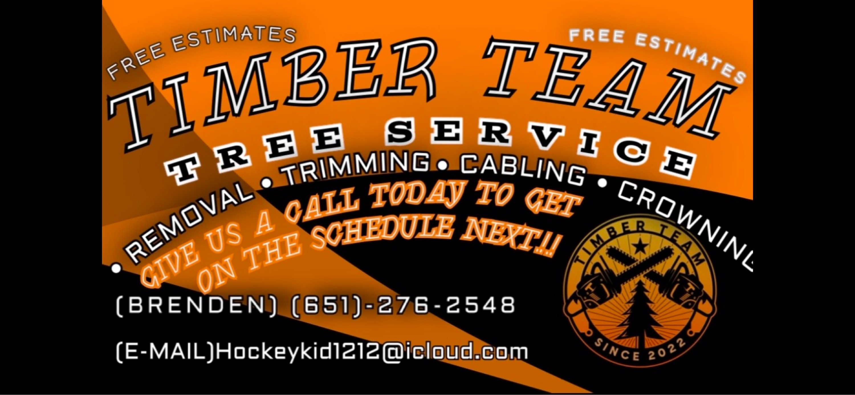 Timber Team Tree Service Logo