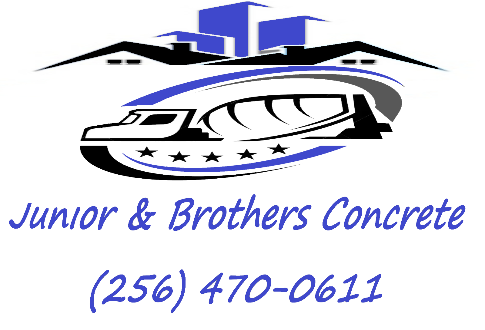 Junior & Brothers Concrete Logo