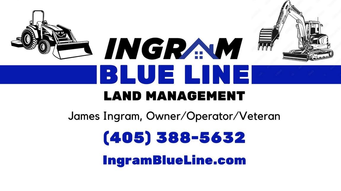 Ingram Blue Line Land Management Logo