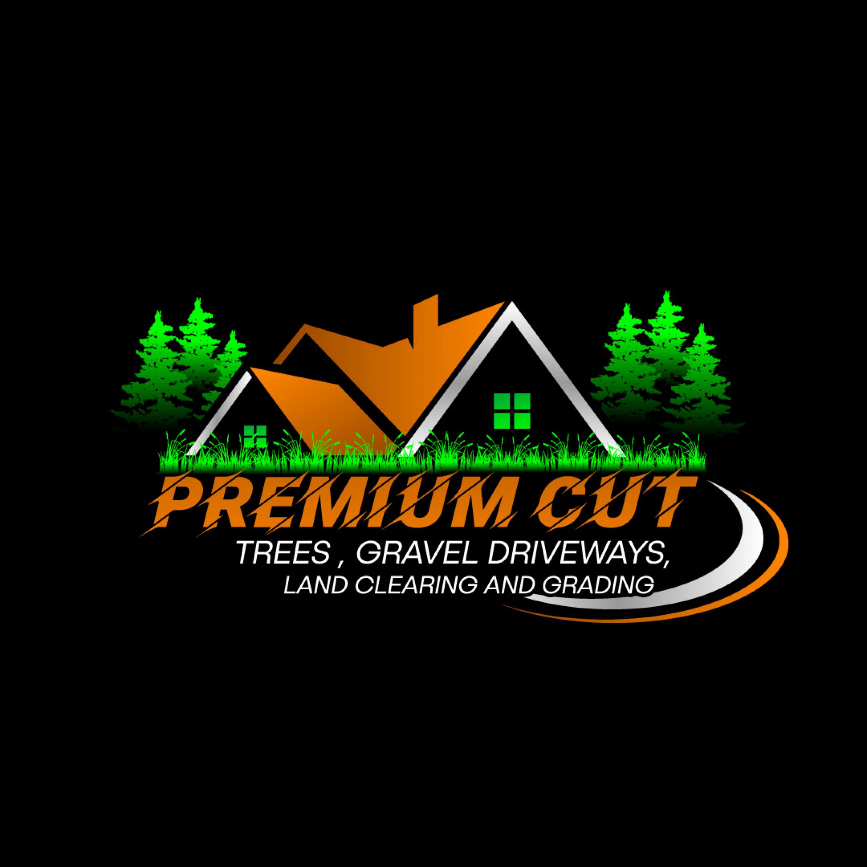 Premium Cut Tree and Lawn Logo