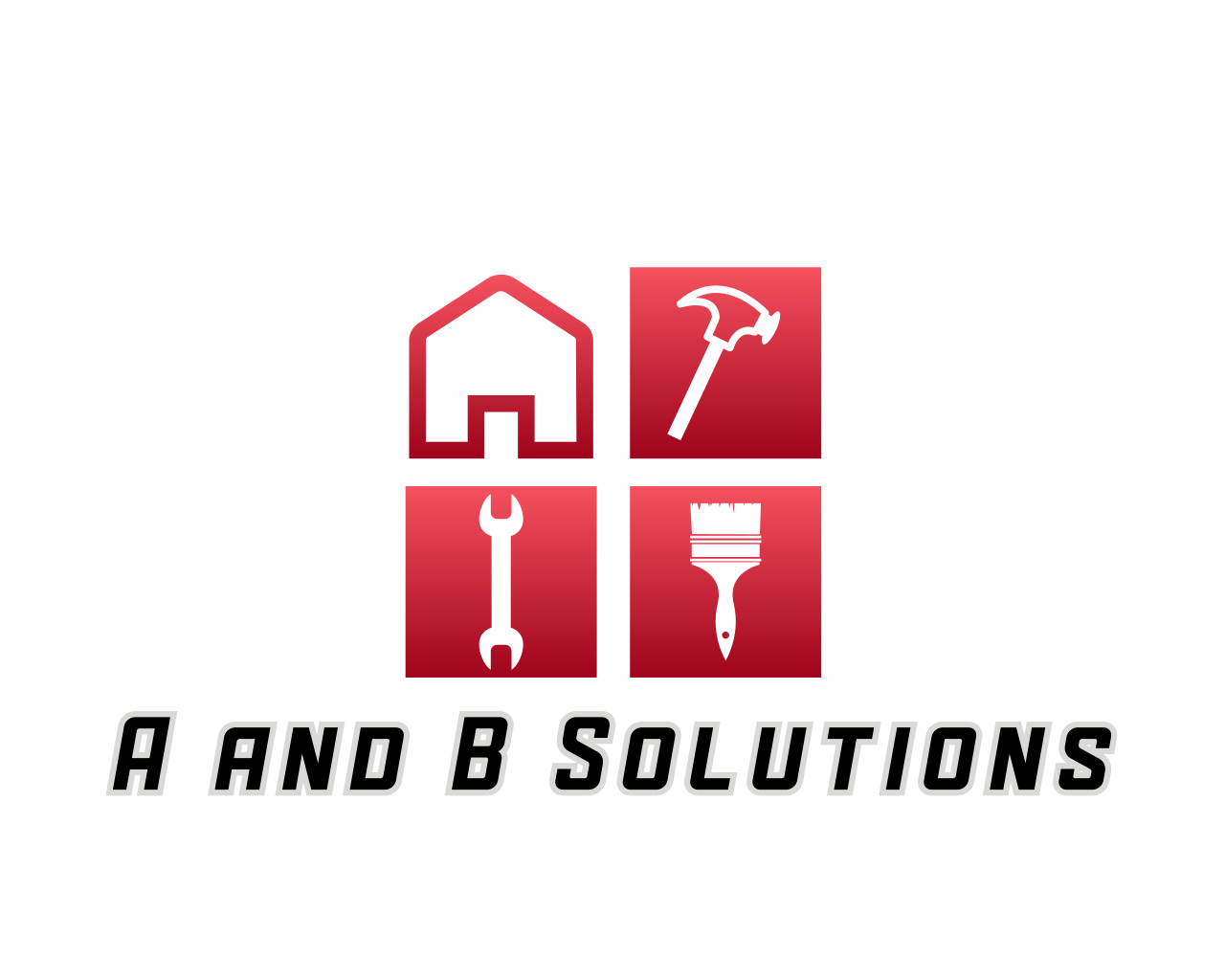 A and B Solutions Logo