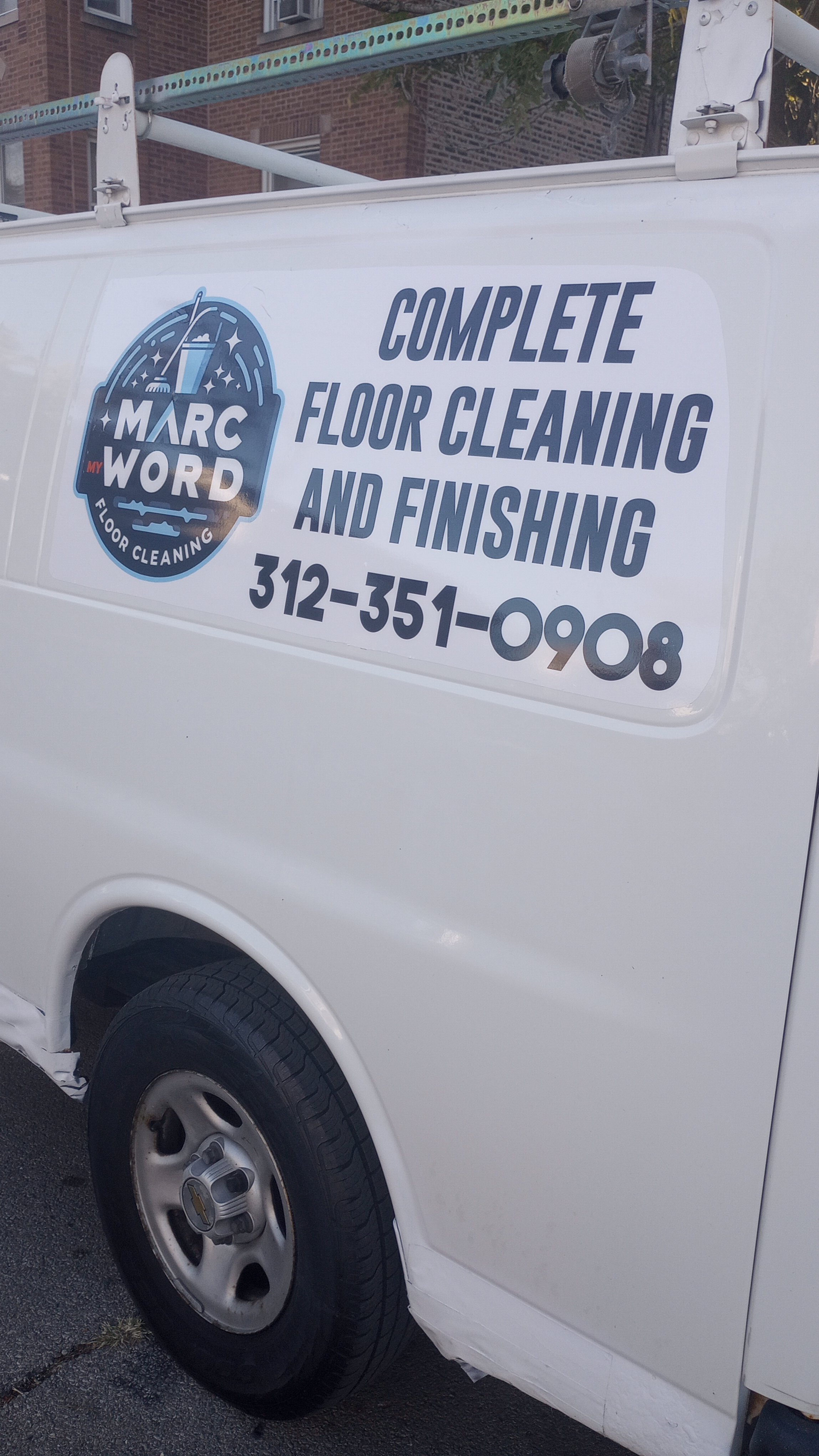 Marc-My Word Floor Cleaning Service Logo