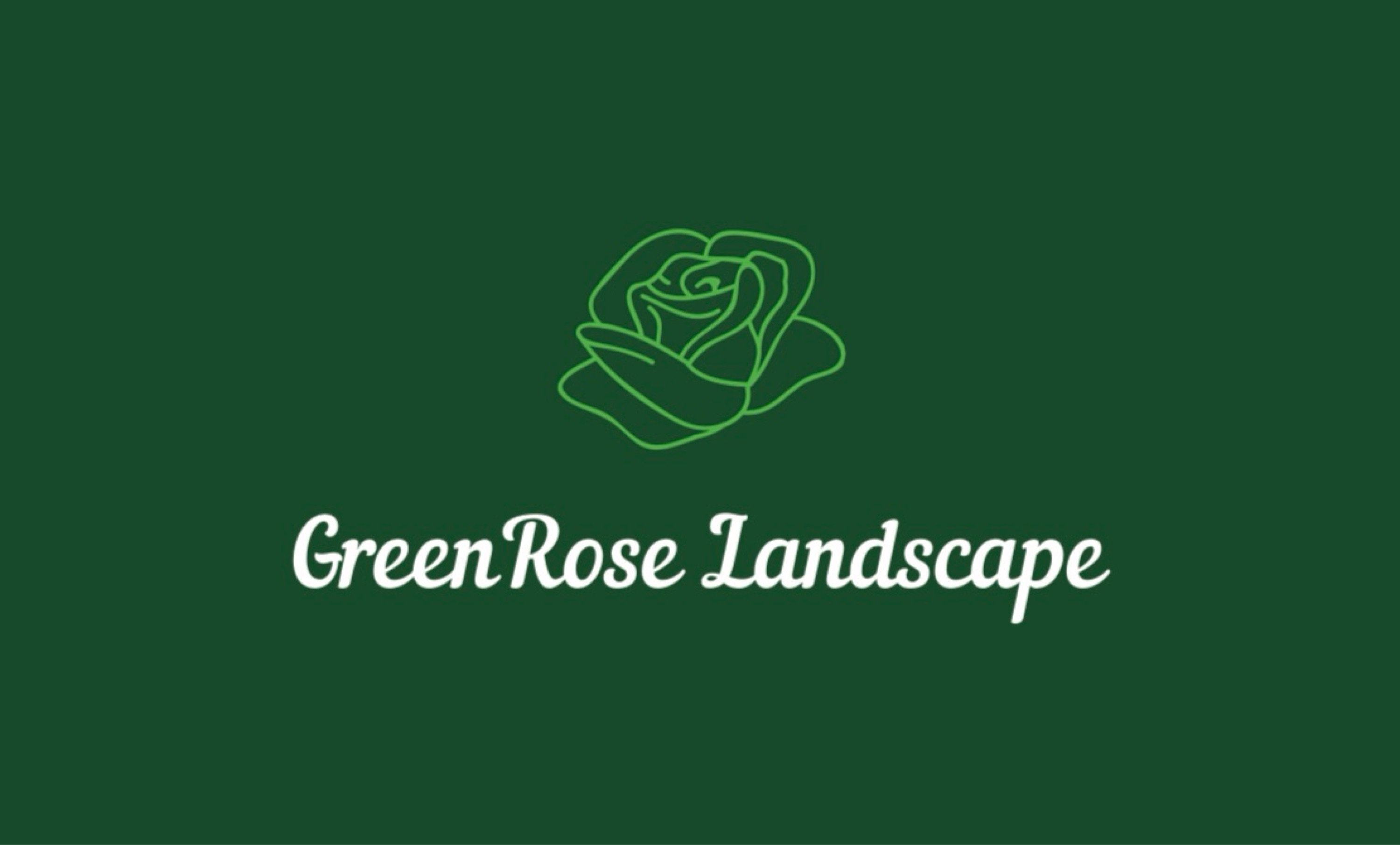 Green Rose Landscape Logo