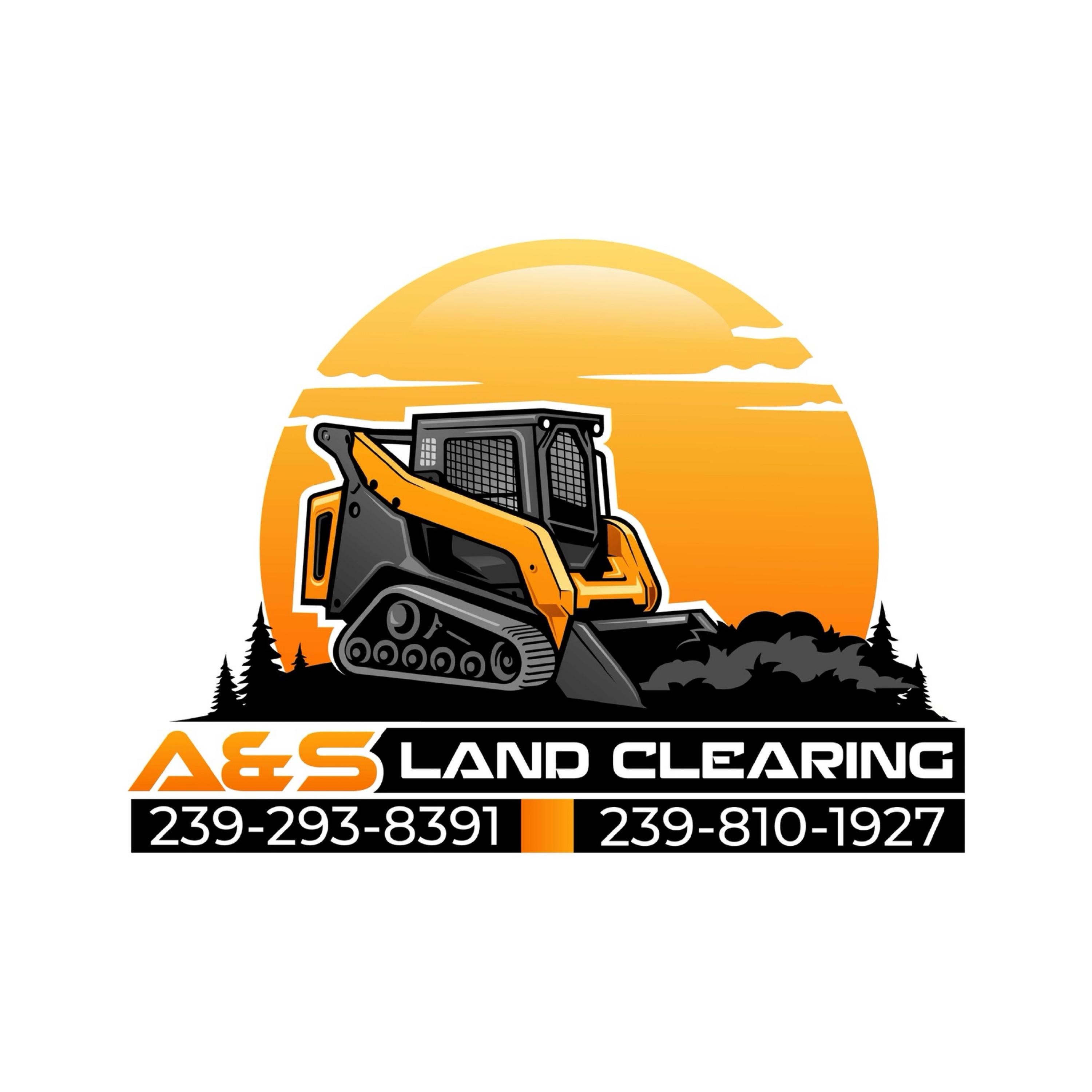 A&S Land Clearing Logo