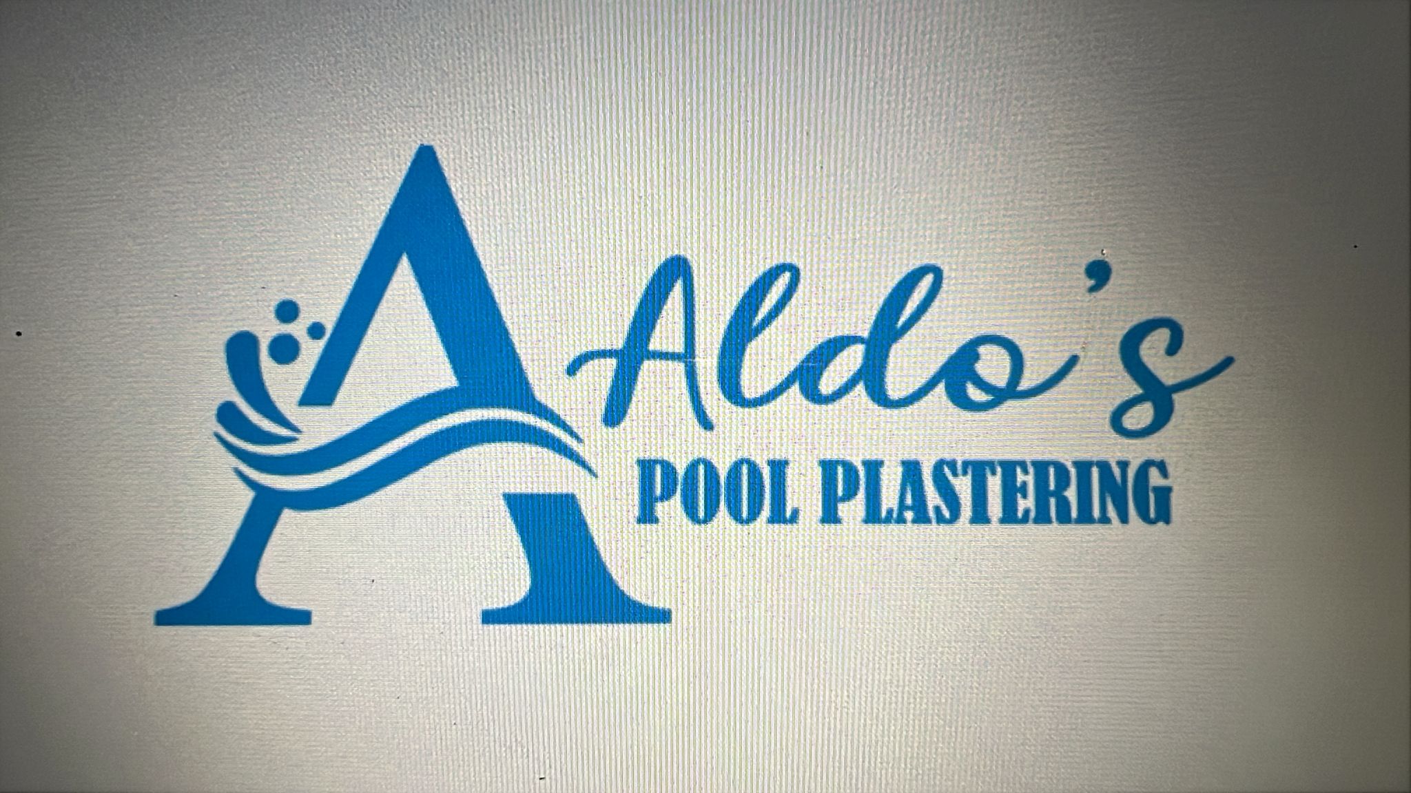 Aldos Pool Plastering Logo