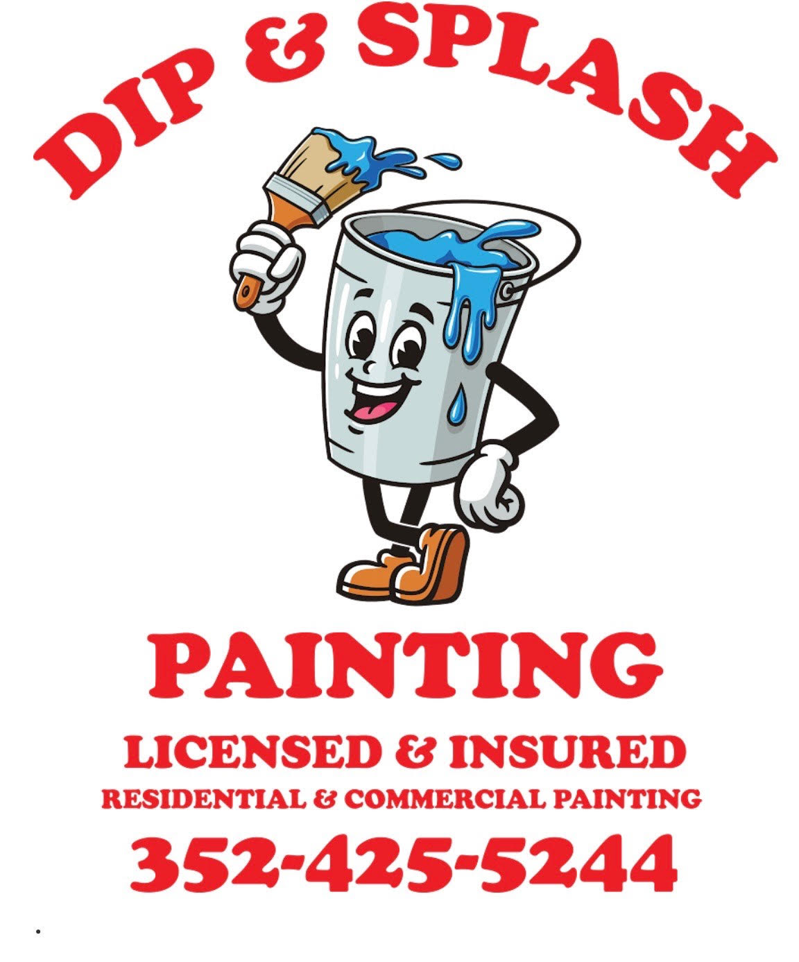 Dip & Splash Painting Logo