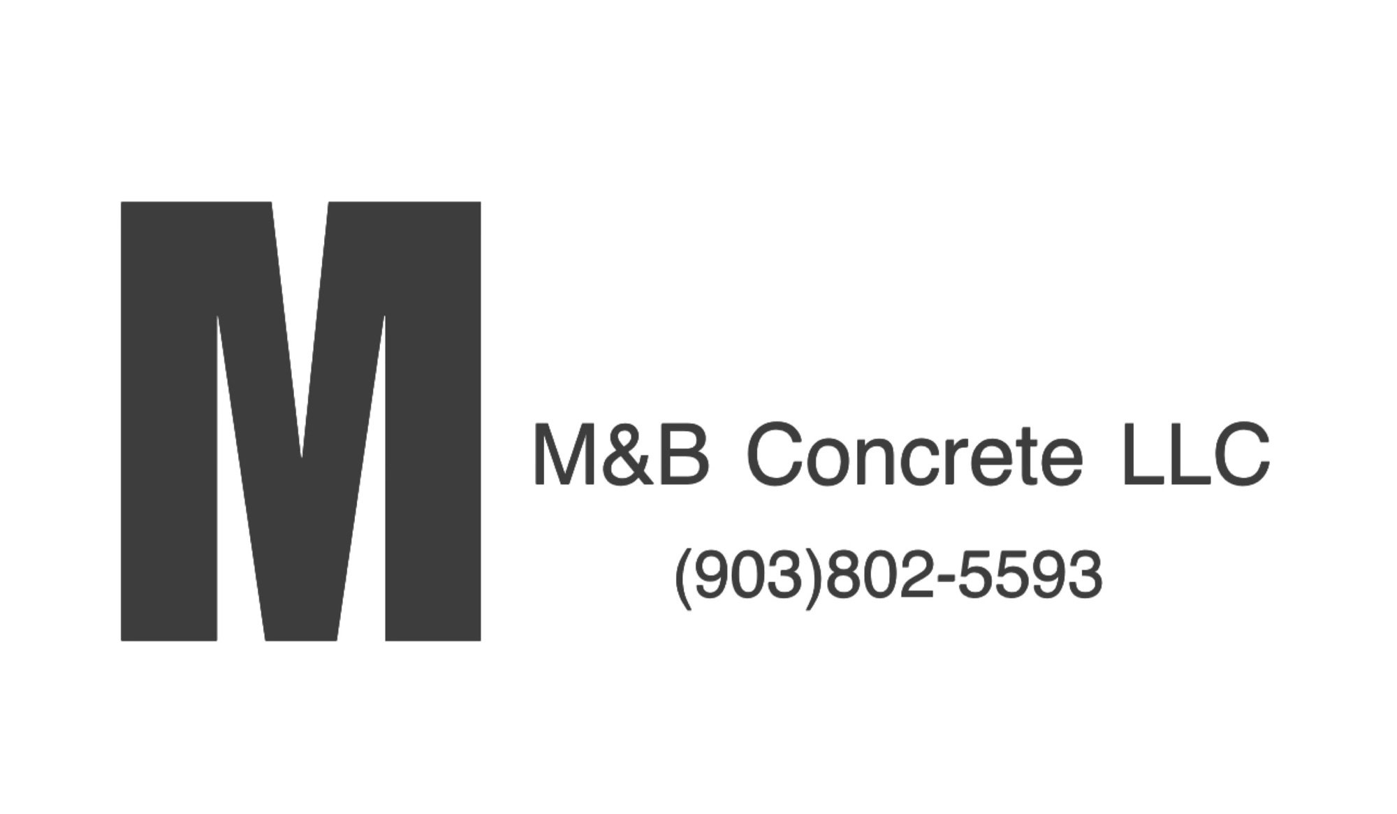 M&B Concrete LLC Logo