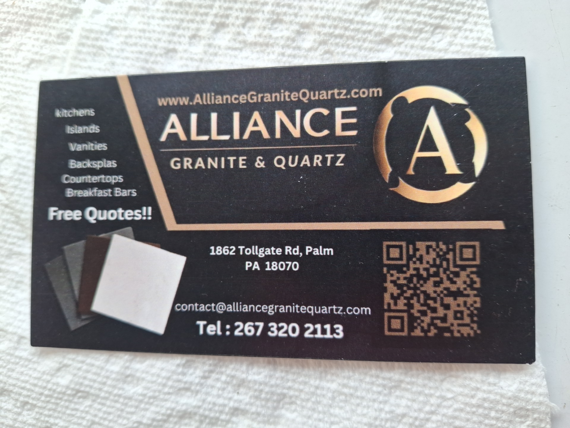 ALLIANCE GRANITE & QUARTZ LLC Logo