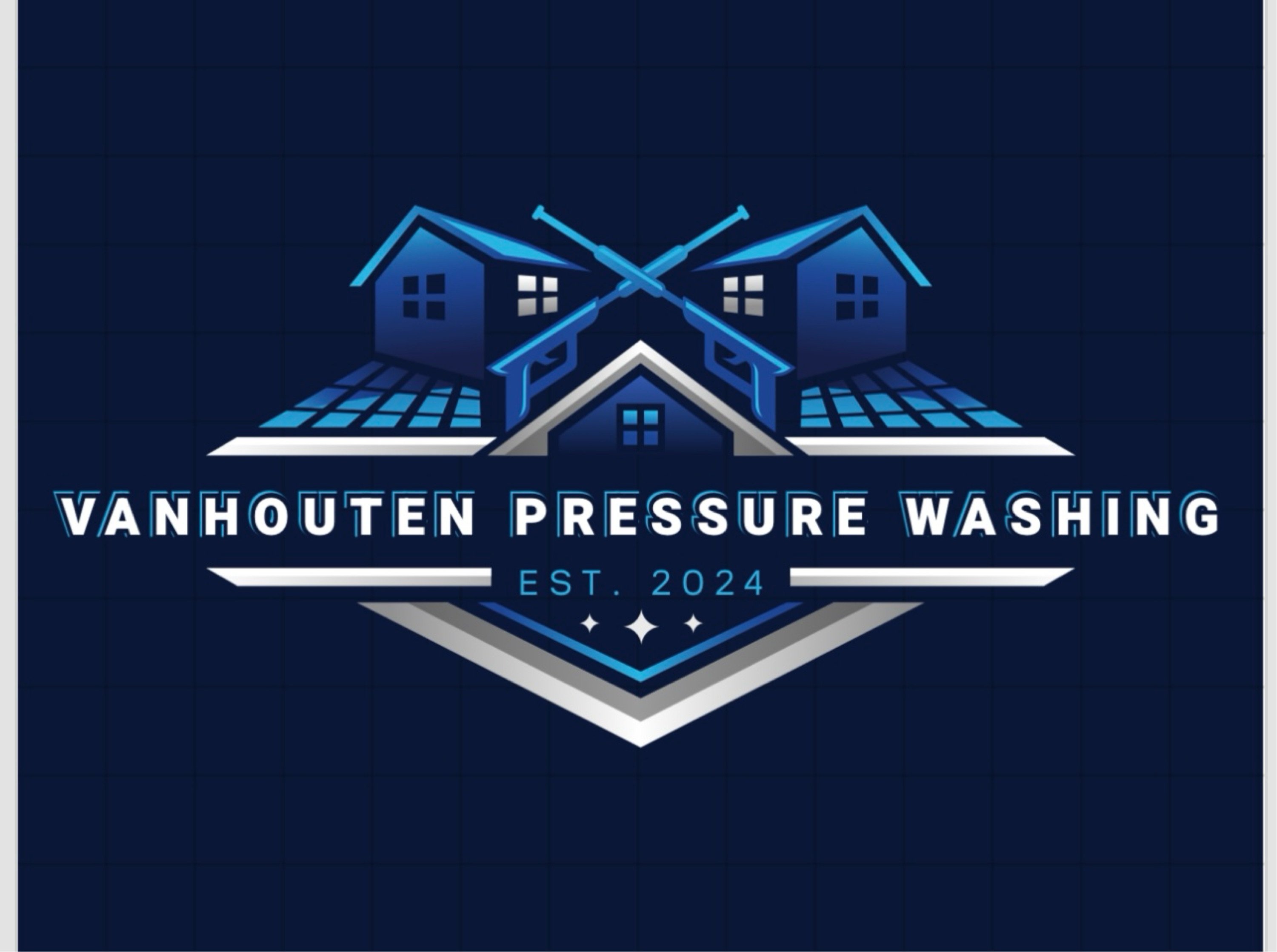 Vanhouten's Pressure Washing Logo