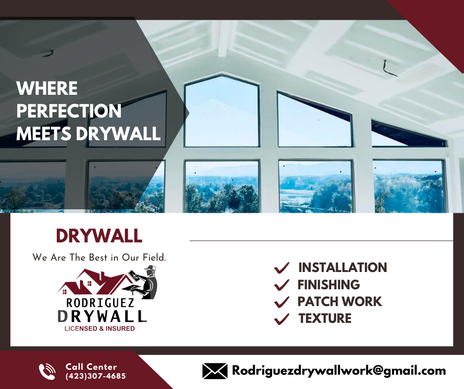 Rodriguez Drywall Logo