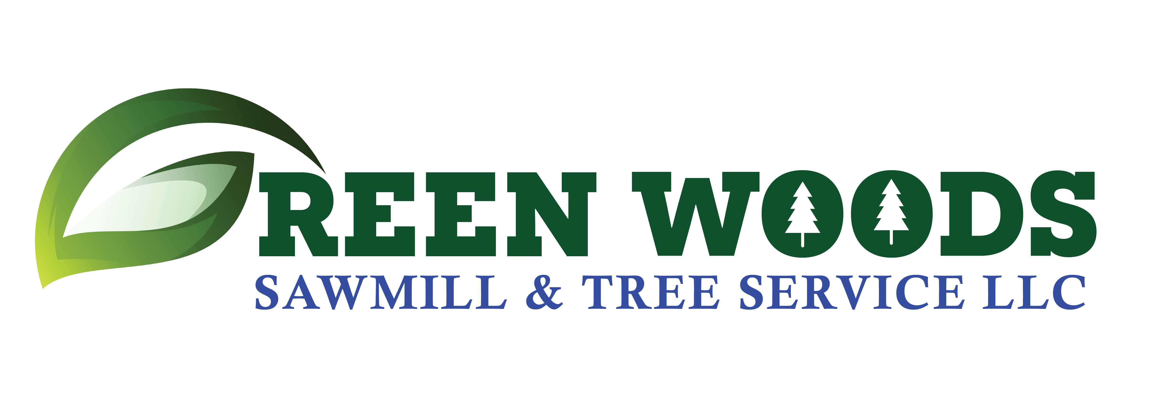 Green Woods Sawmill & Tree Service Logo