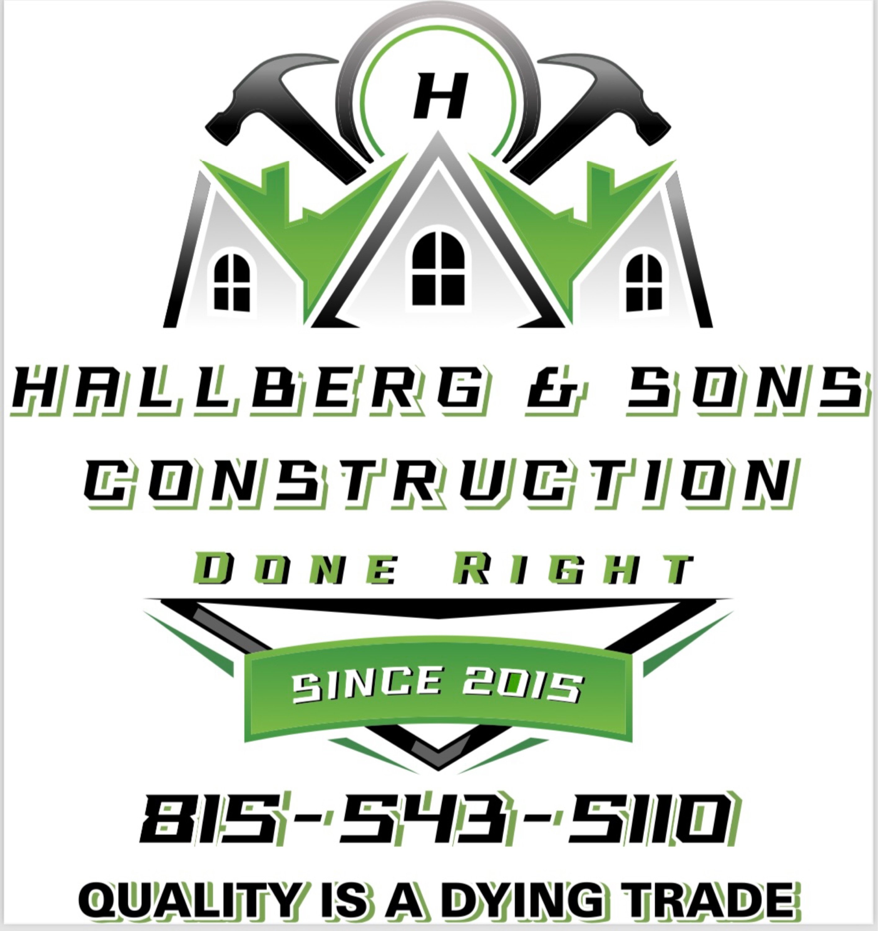 Hallberg & Sons Construction Logo