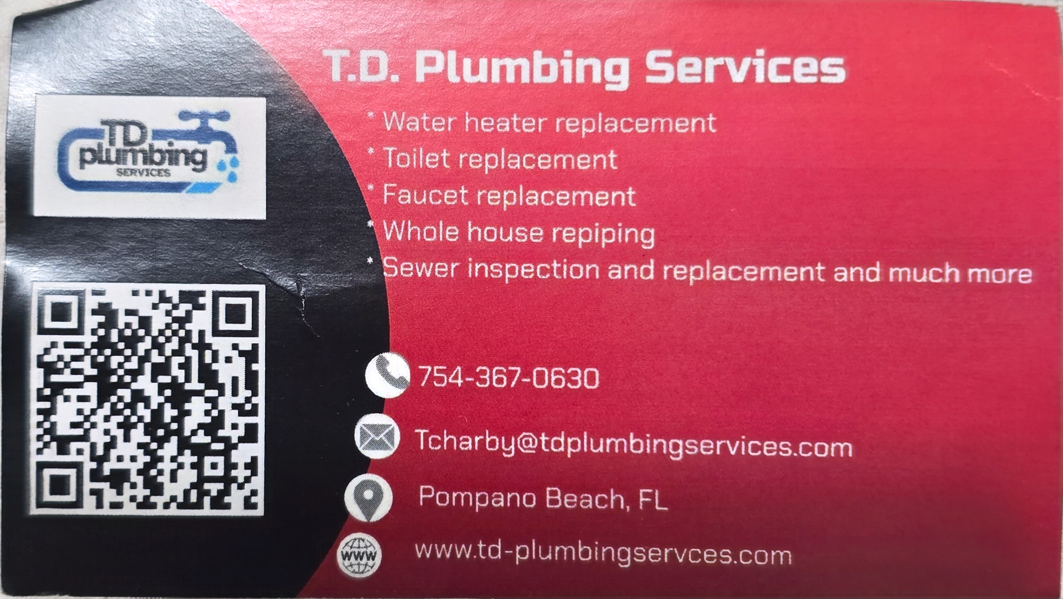 T.D. Plumbing Services, LLC Logo