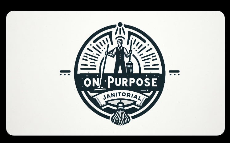 On Purpose Janitorial Services Logo